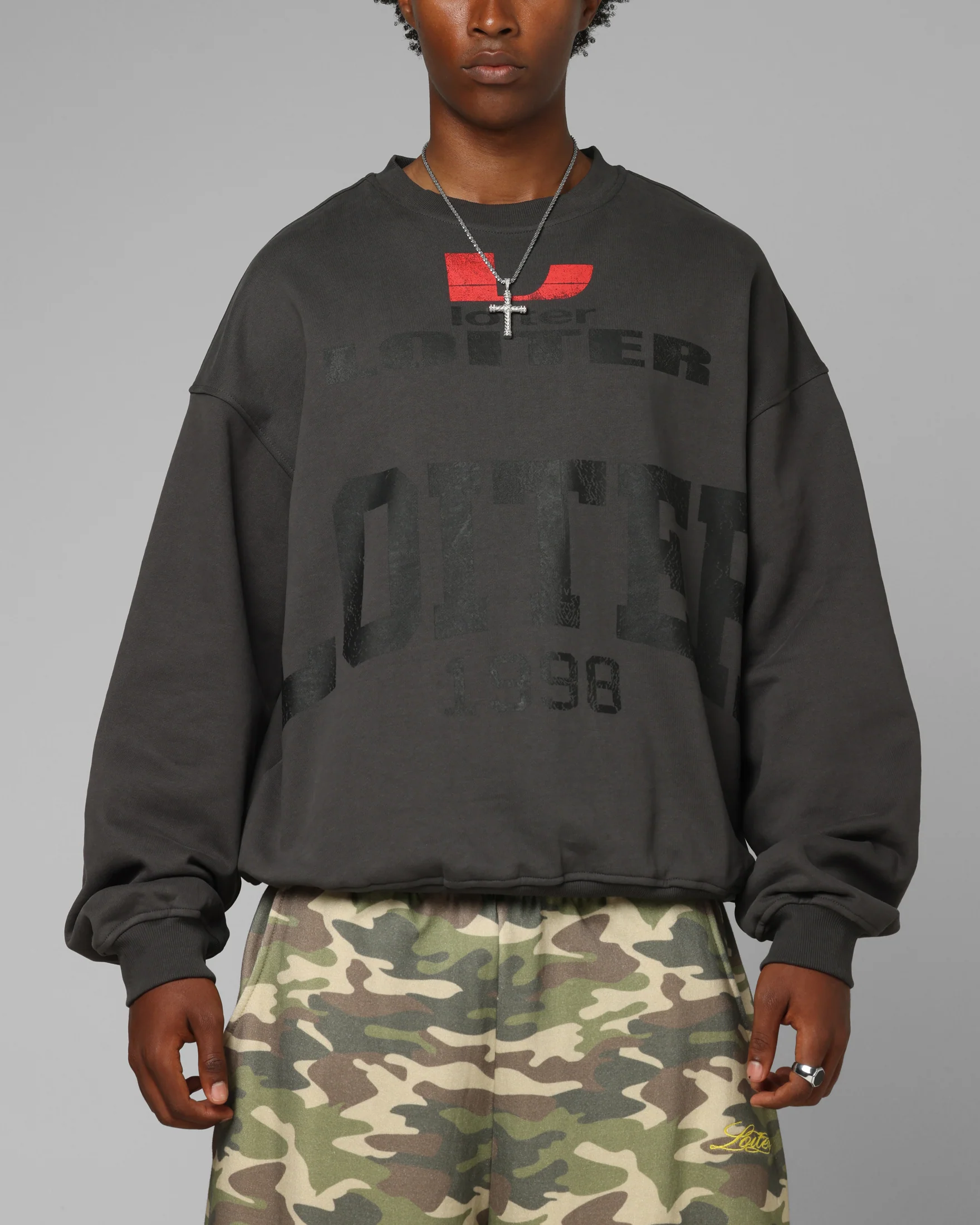 Loiter Champ Crewneck Black