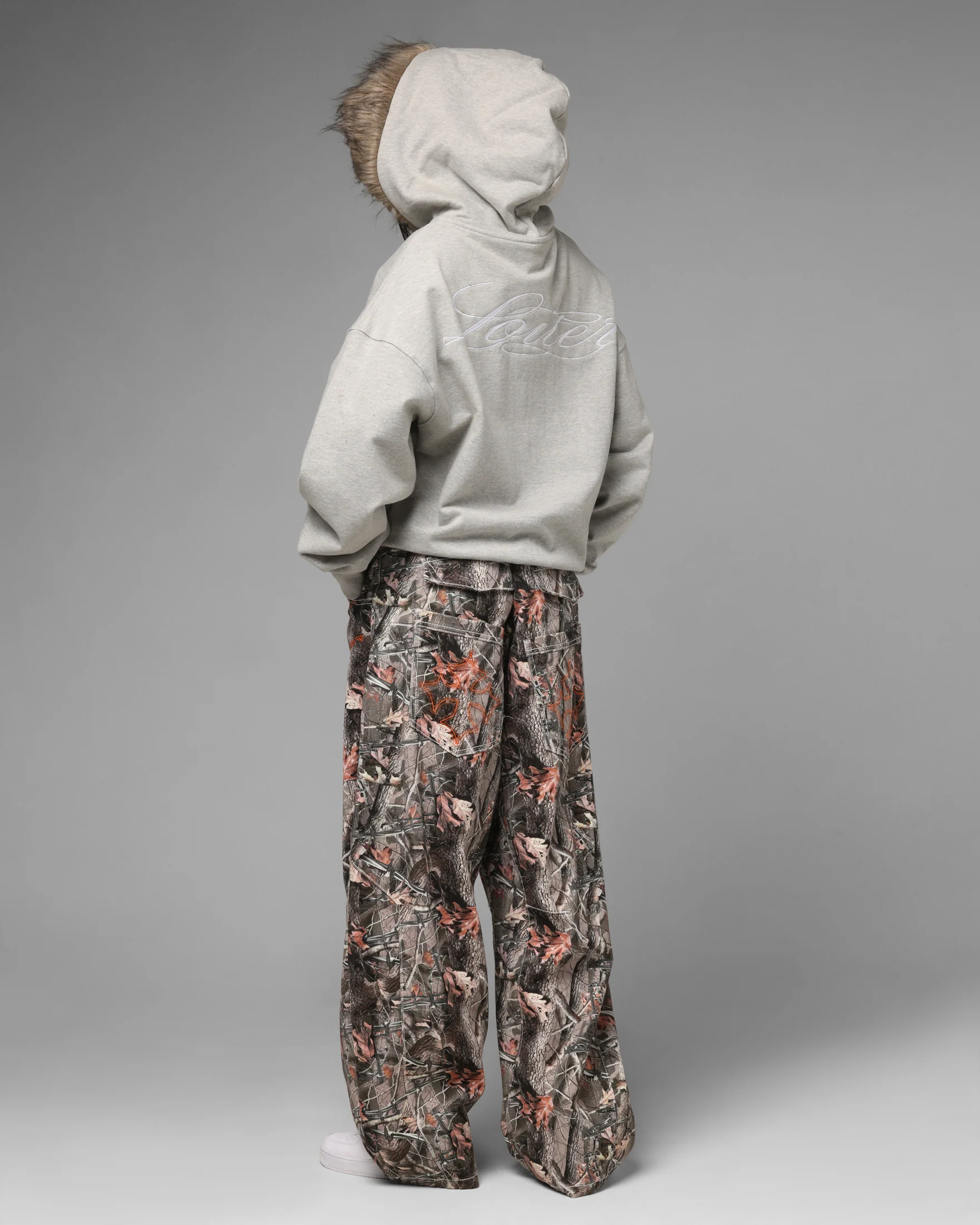 Loiter Purity Zip Hoodie Grey