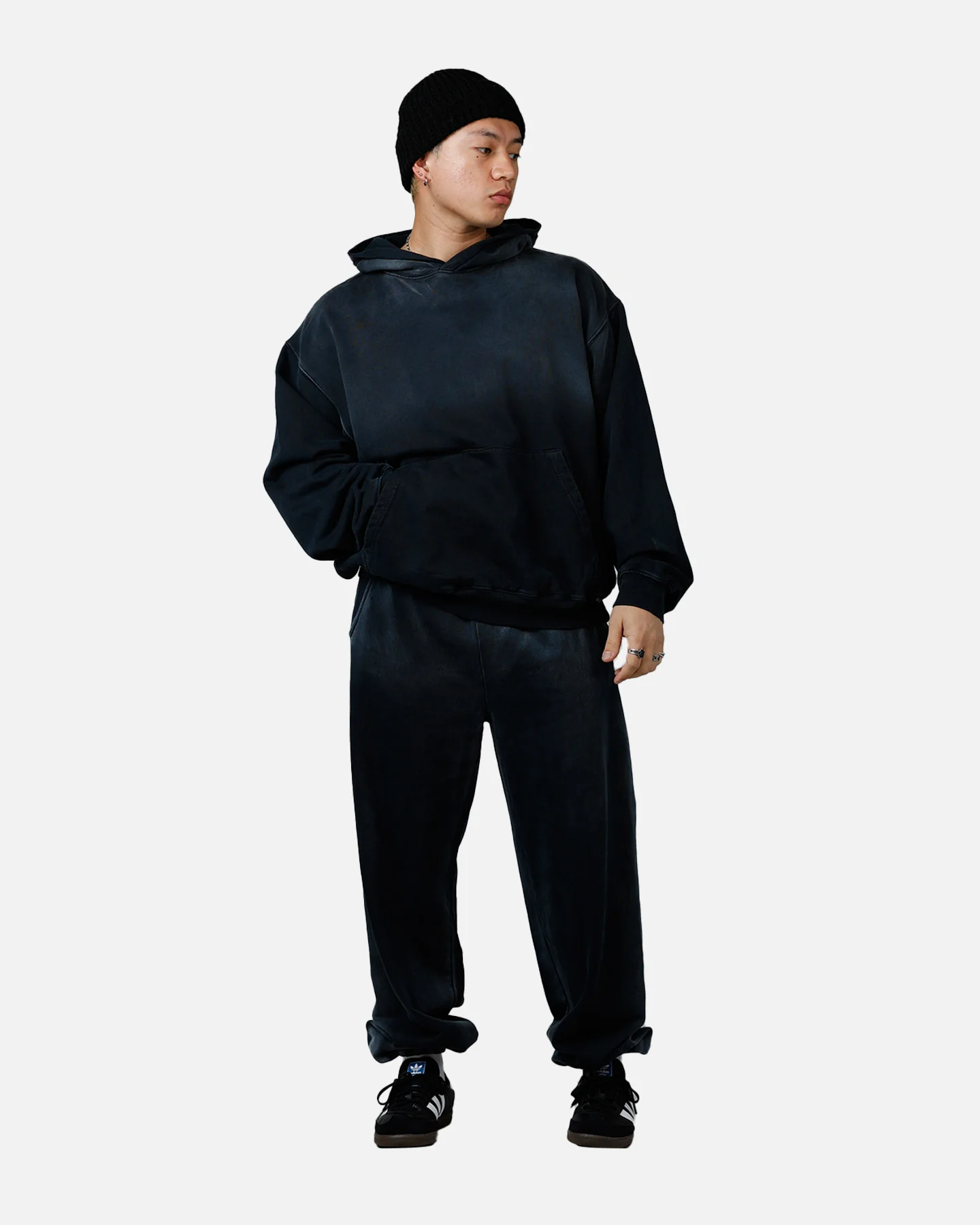 American Thrift Jogger Pants Washed Black