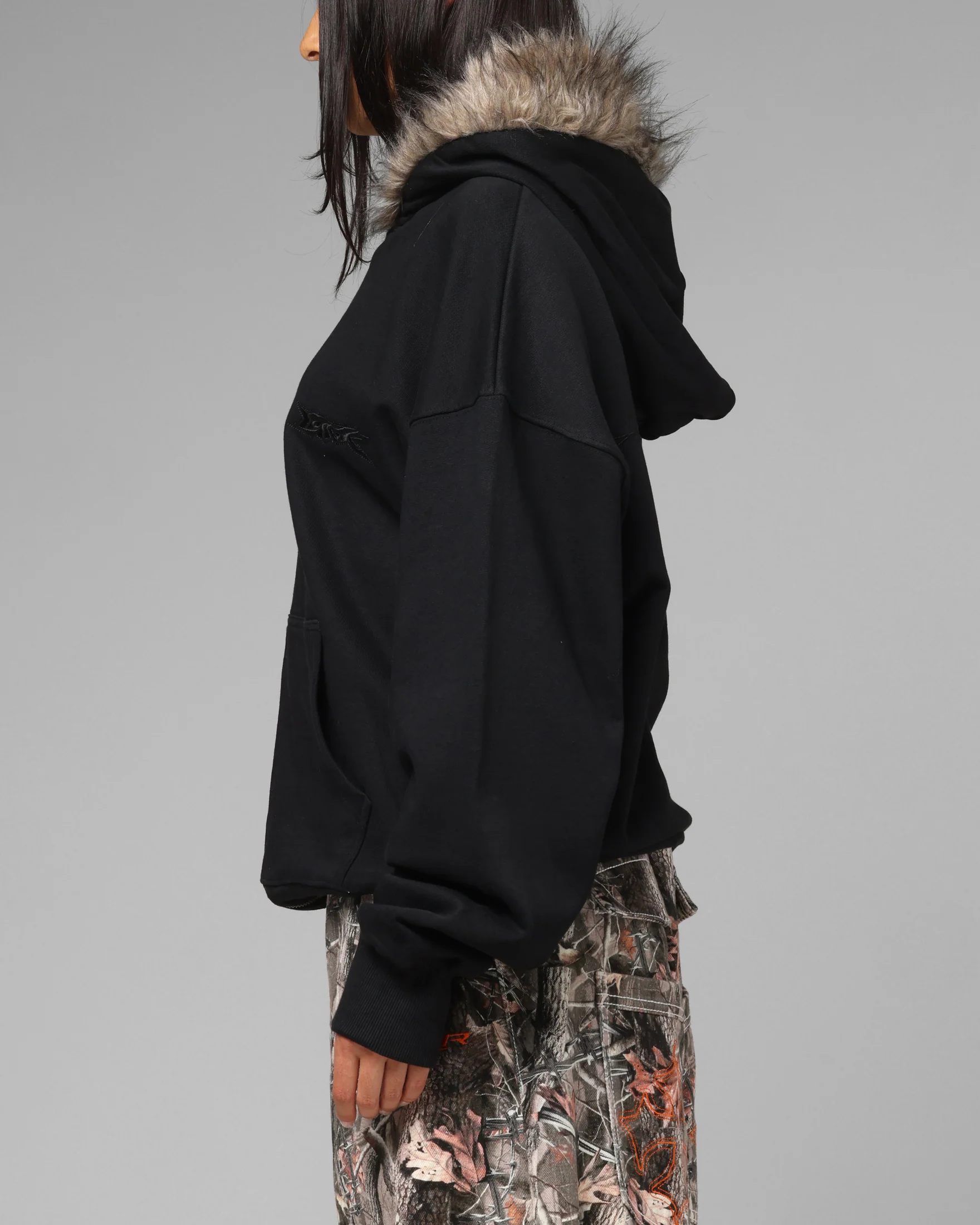 Loiter Purity Zip Hoodie Black