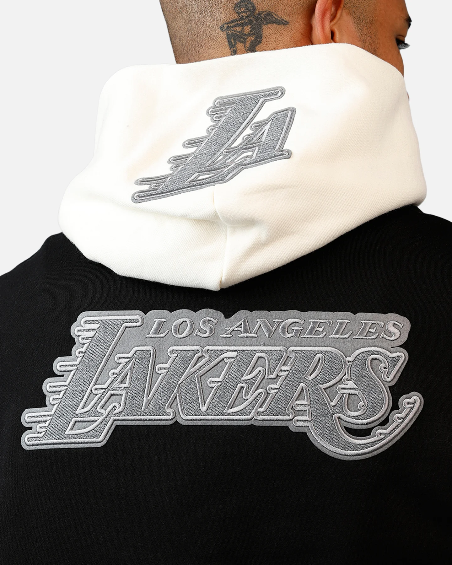 Pro Standard Los Angeles Lakers Reverse French Terry Hoodie Black/Grey