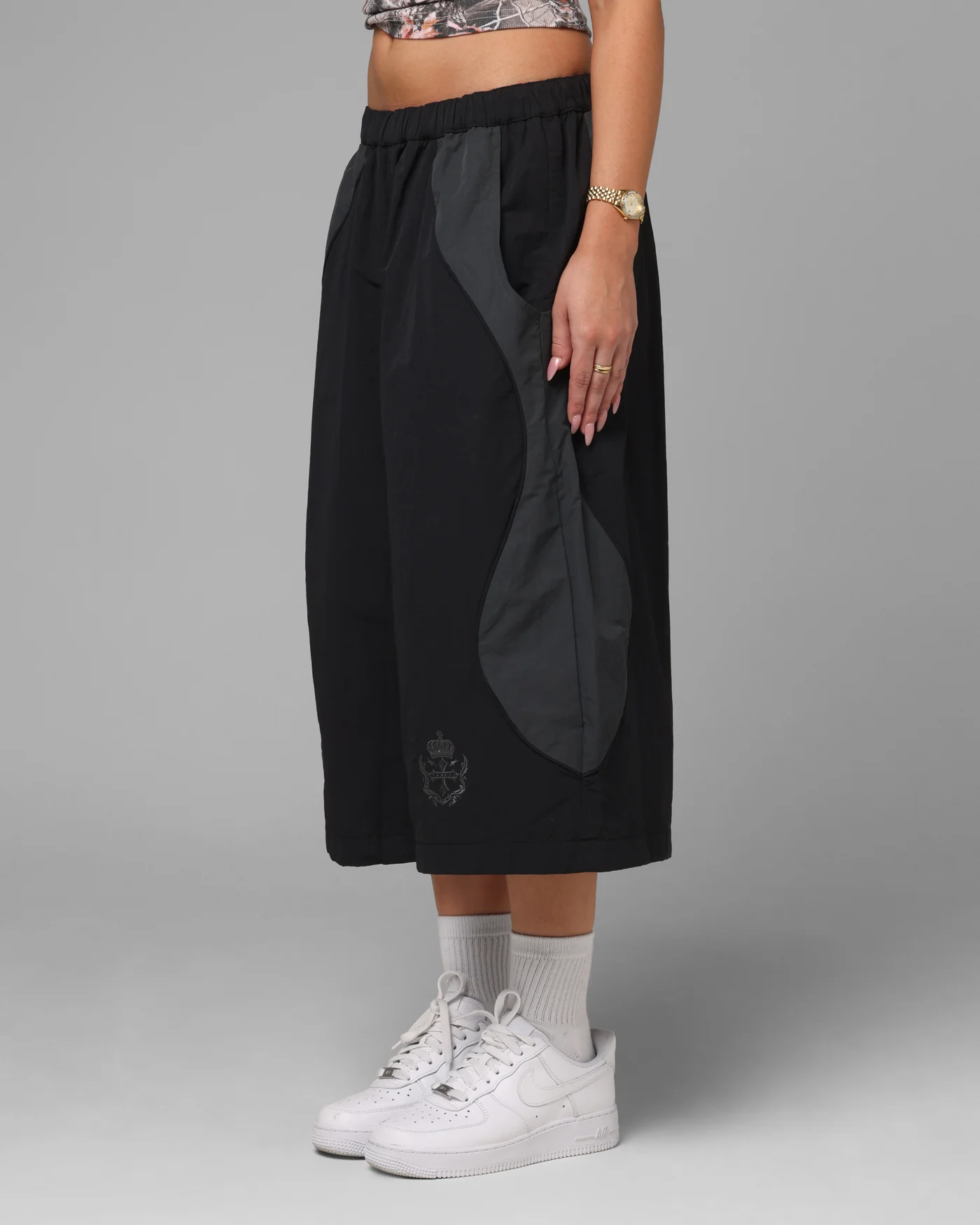 Loiter Club Classic Track Shorts Black