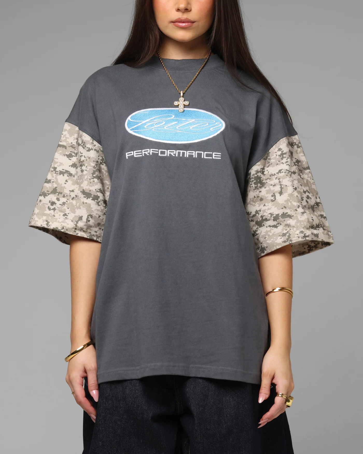 Loiter Rodeo T-Shirt Black/Camo