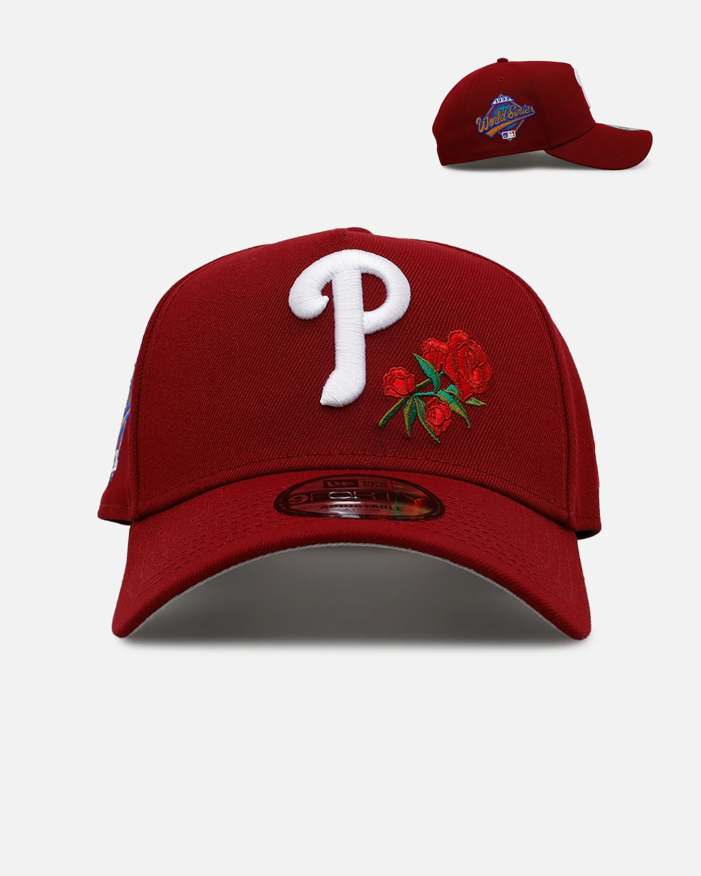 New Era Philadelphia Phillies 'Official Team Color Rose' 9FORTY A-Frame Snapback Official Team Color