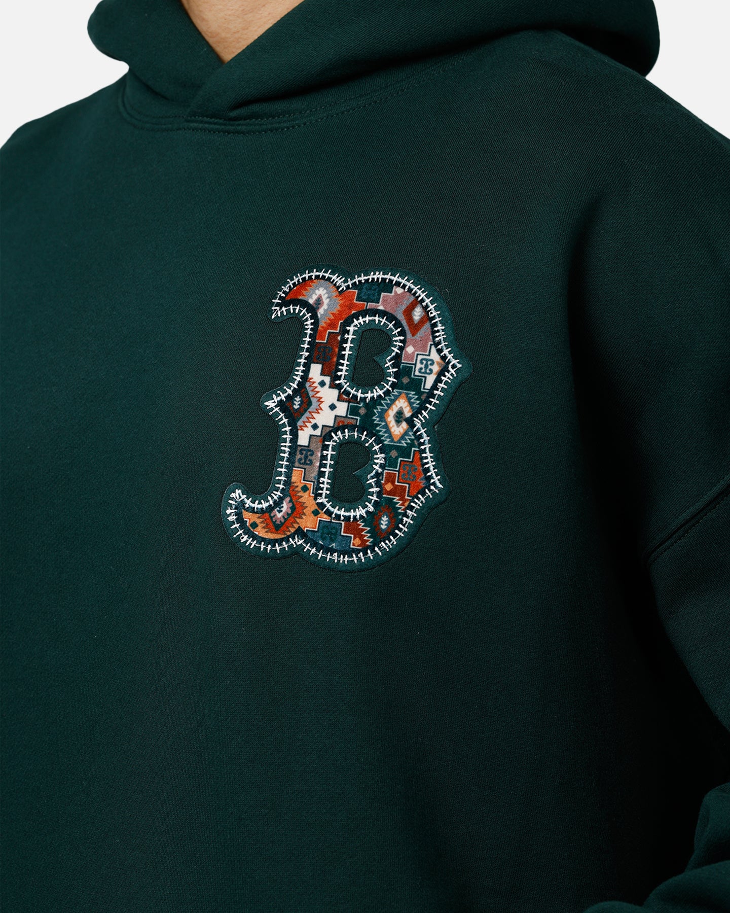 Pro Standard Boston Red Sox Tapestry 2.0 Hoodie Dark Green