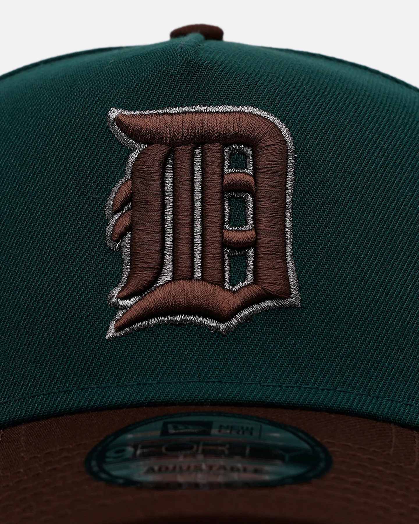 New Era Detroit Tigers 'Rainforest' 9FORTY A-Frame Snapback Green/Brown