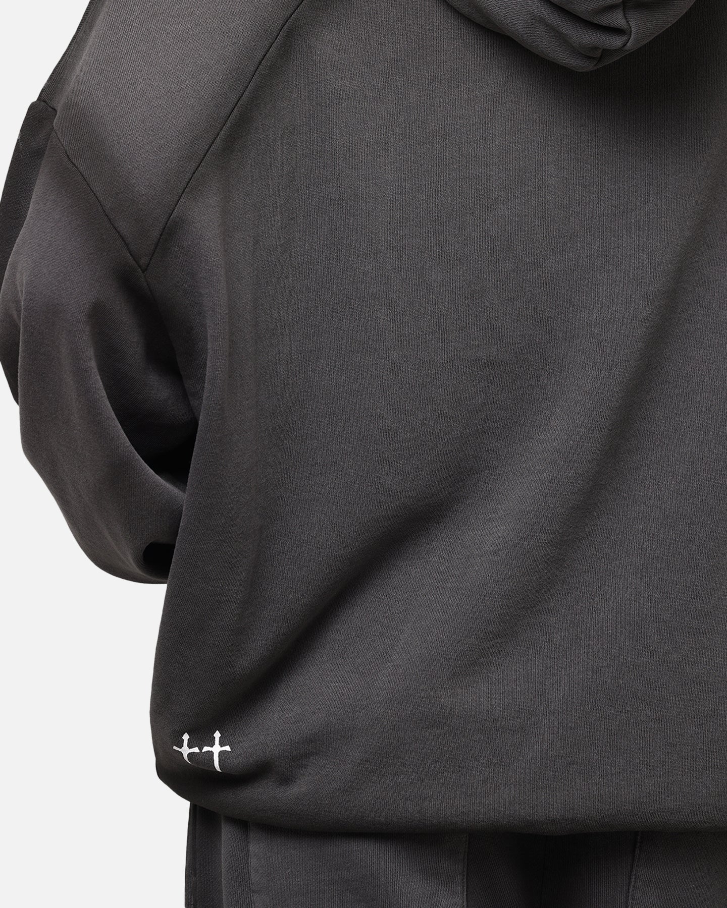 Saint Morta Contrast Wash Hoodie Black Wash