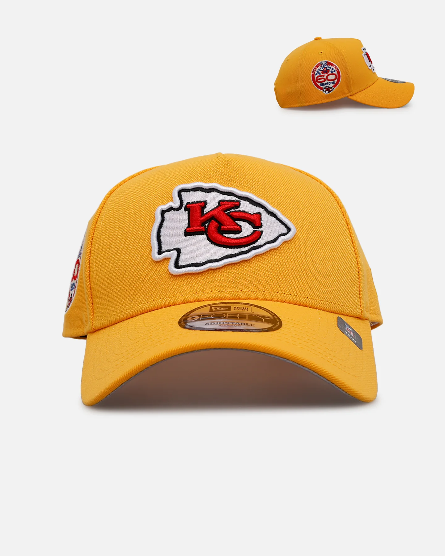 New Era Kansas City Chiefs 'Sunshine' 9FORTY A-Frame Snapback Canary