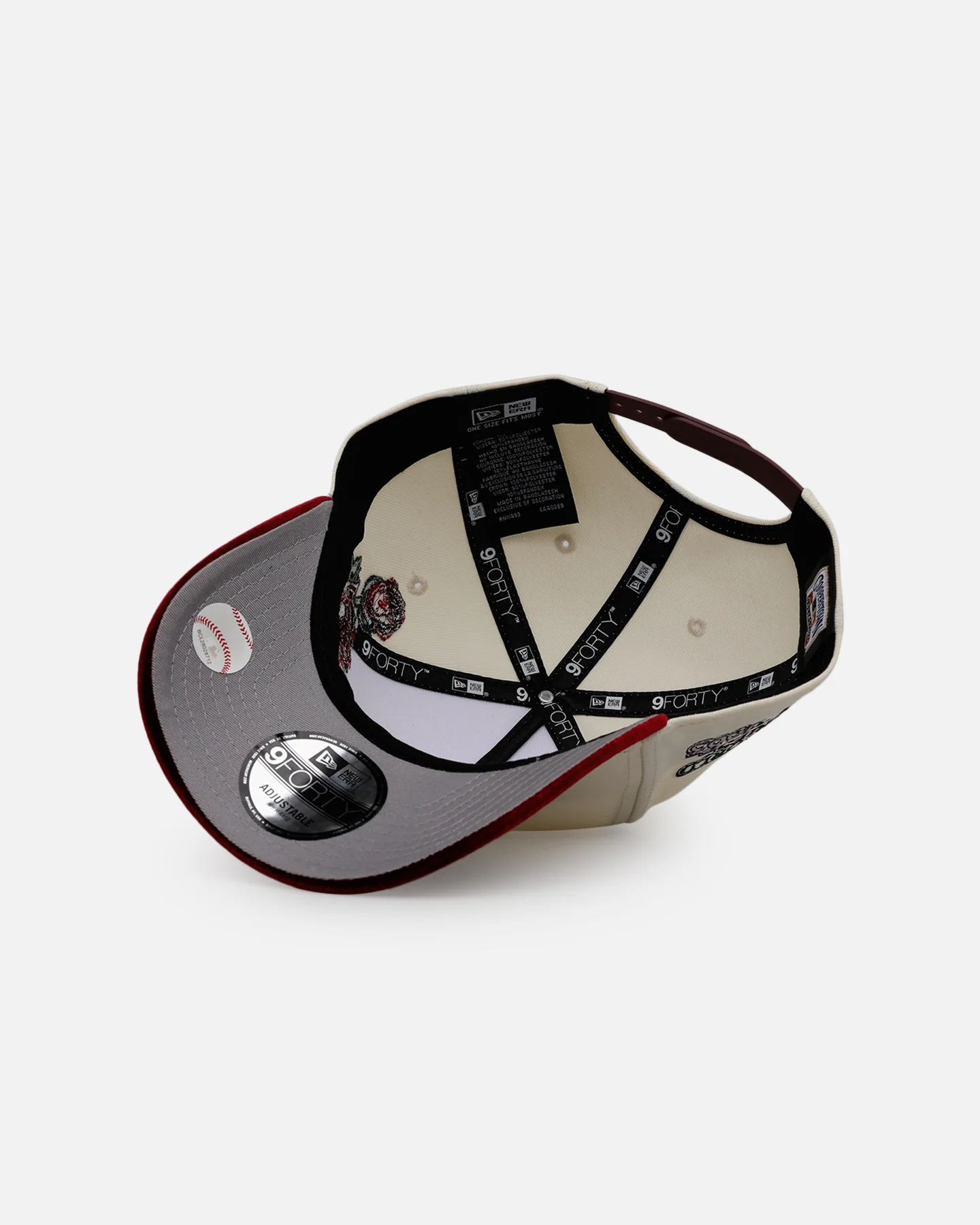 New Era Baltimore Orioles 'Velvet Roses' 9FORTY A-Frame Snapback Chrome