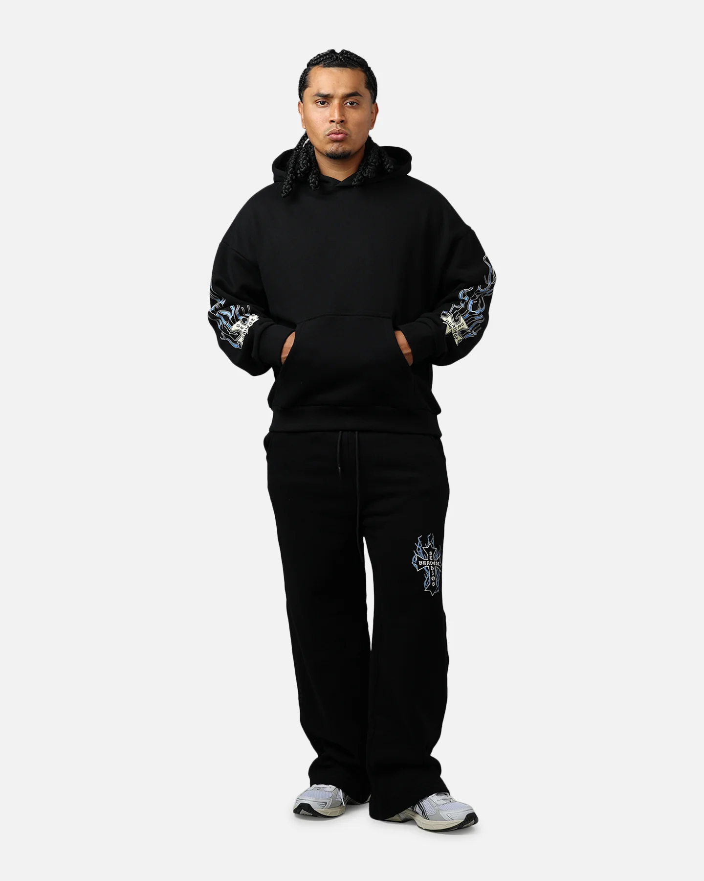 Bravest Eternal Sweatpants Black/Blue
