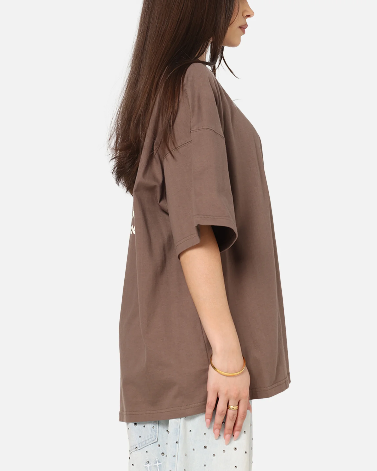 Carre Pocket T-Shirt Brown