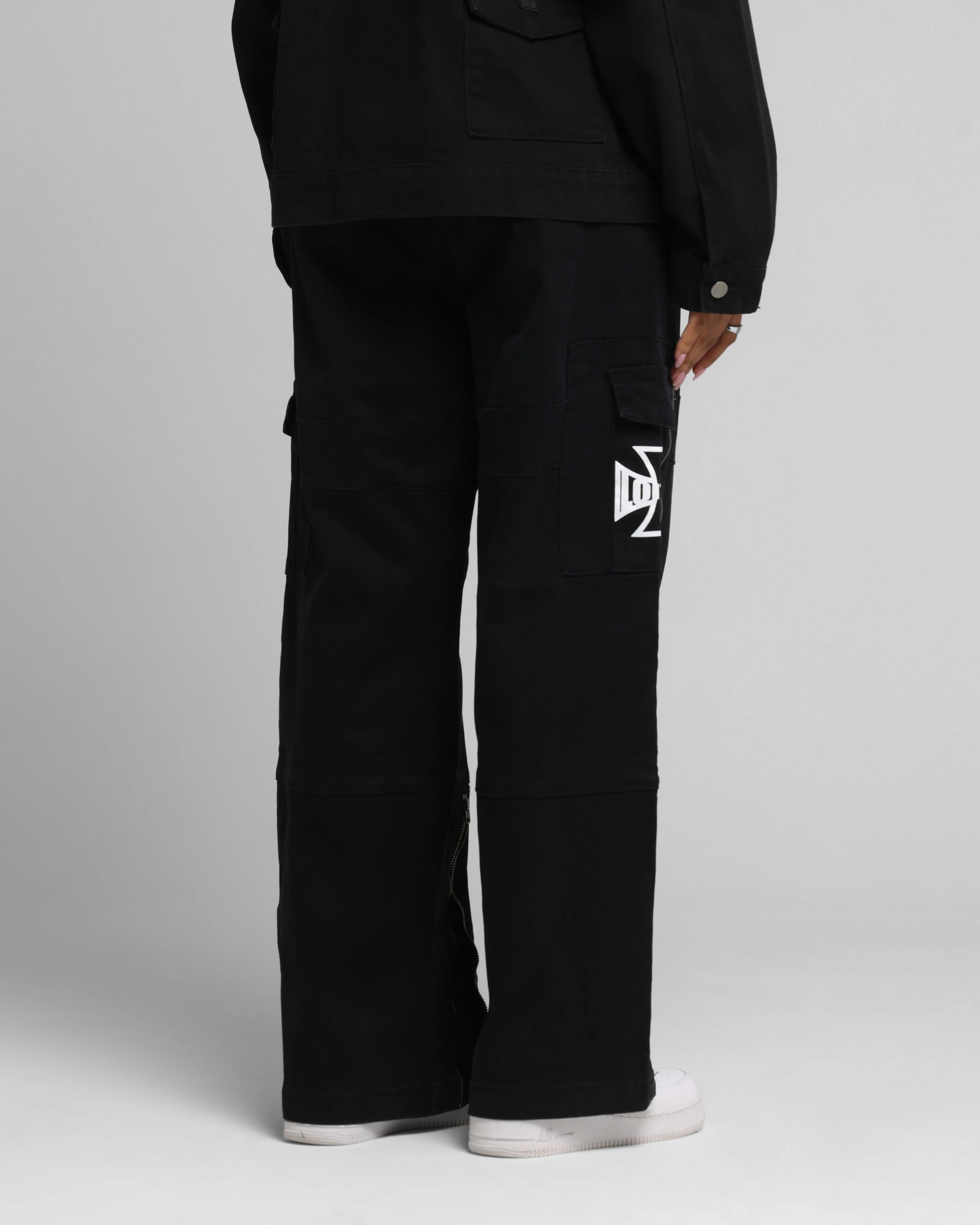 Loiter Sketch Utility Pants Washed Black