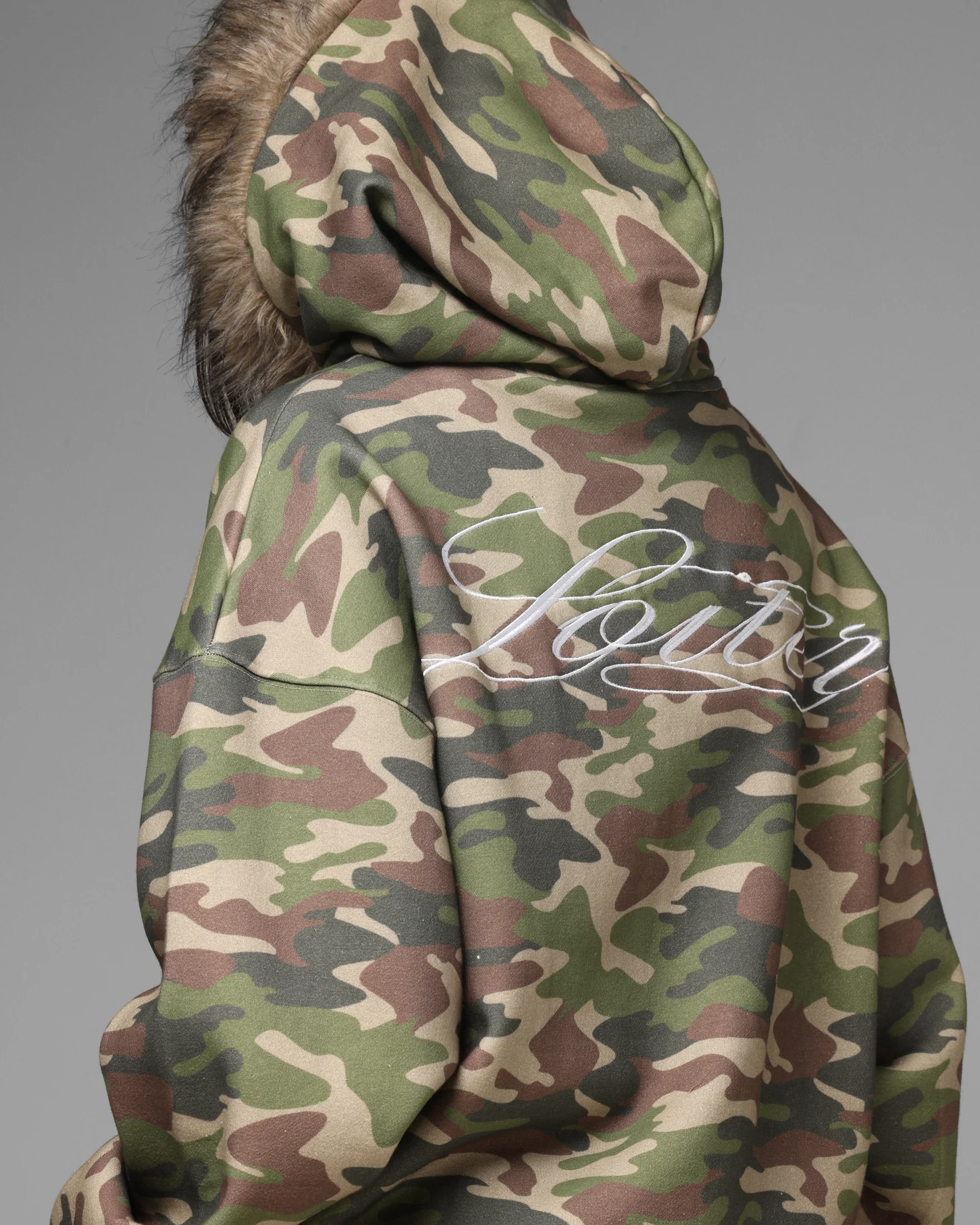Loiter Purity Zip Hoodie Camo