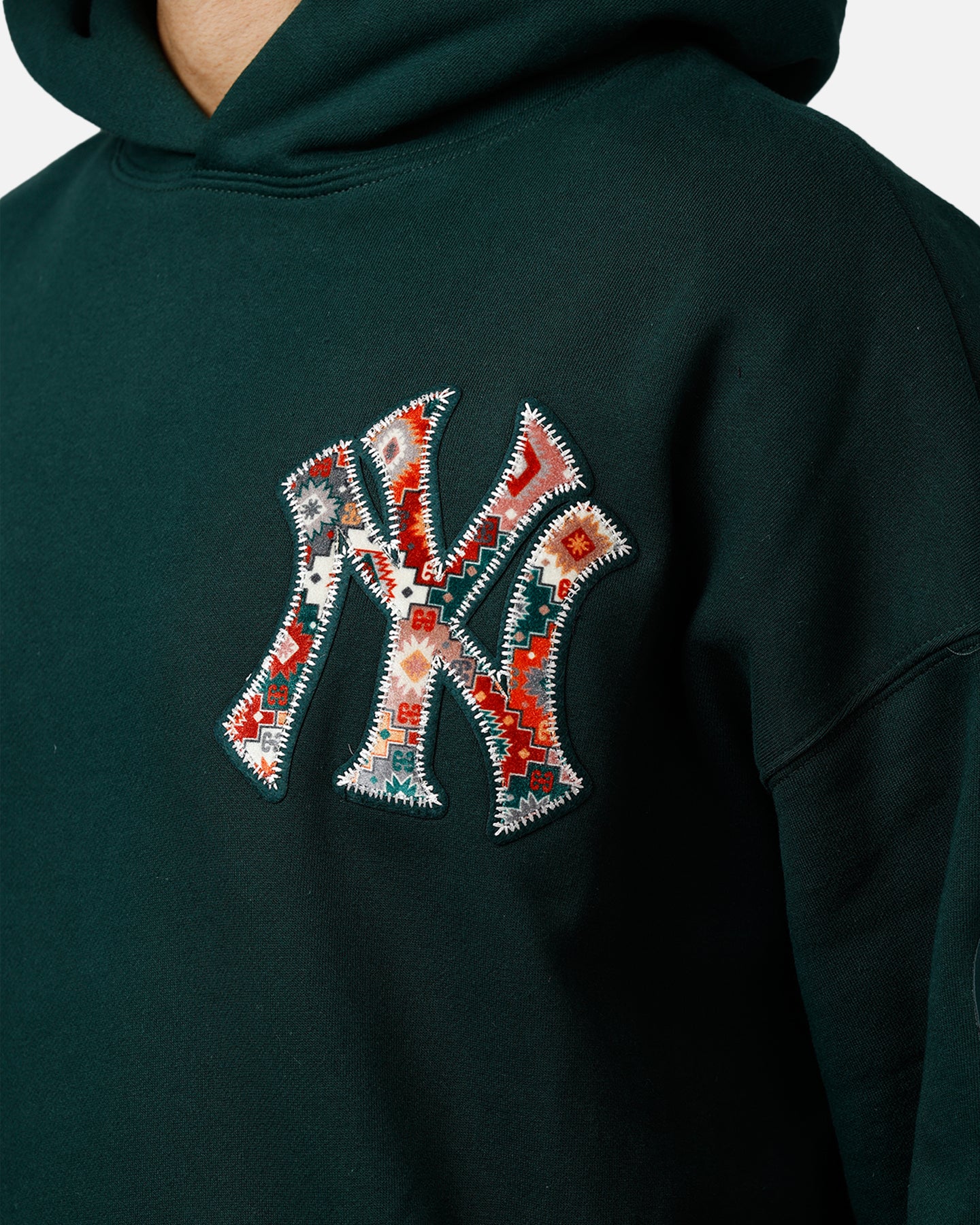 Pro Standard New York Yankees Tapestry 2.0 Hoodie Dark Green