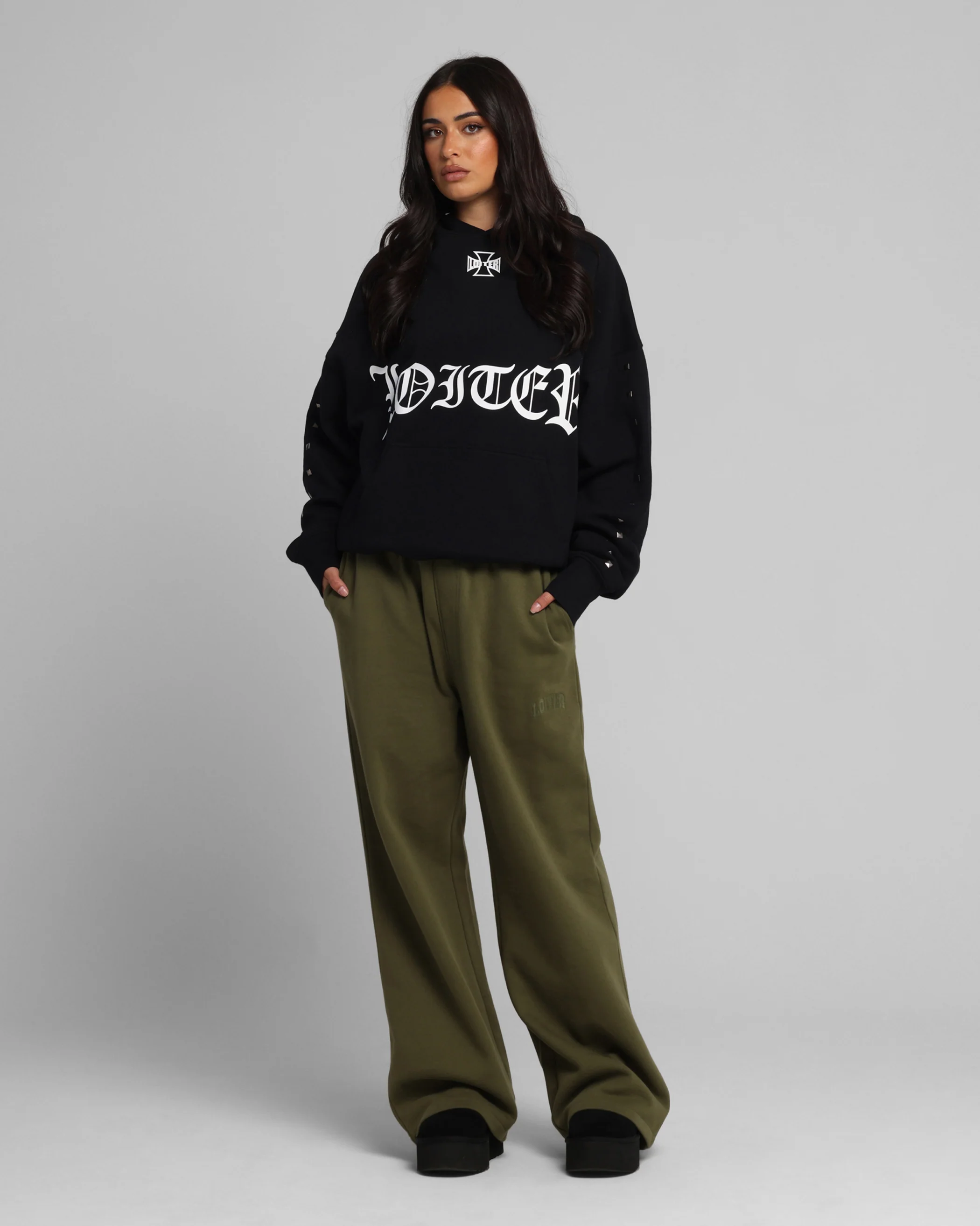 Loiter Bike Hoodie Black