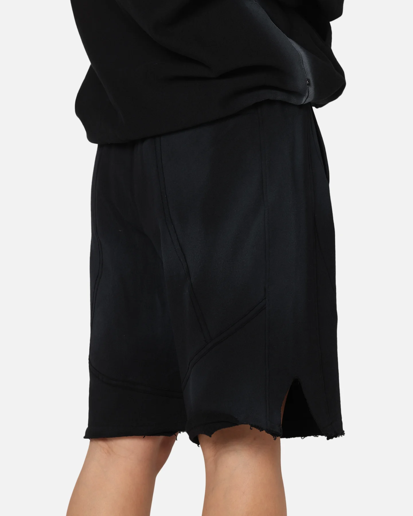The Anti Order Apocalypse Sweat Shorts Sunfade Black