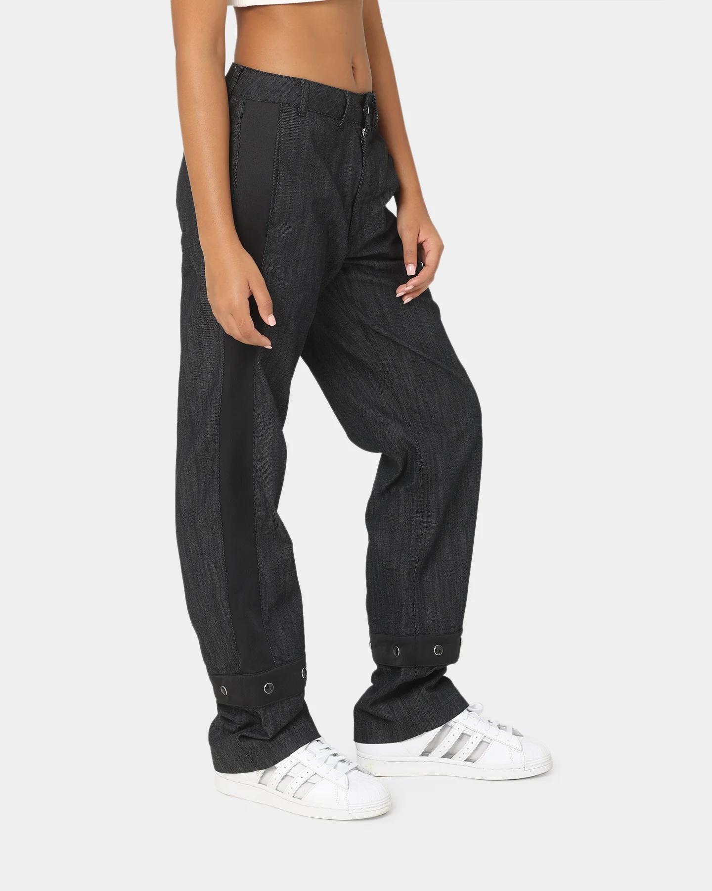 Adidas Women's Twill Track Pants Black