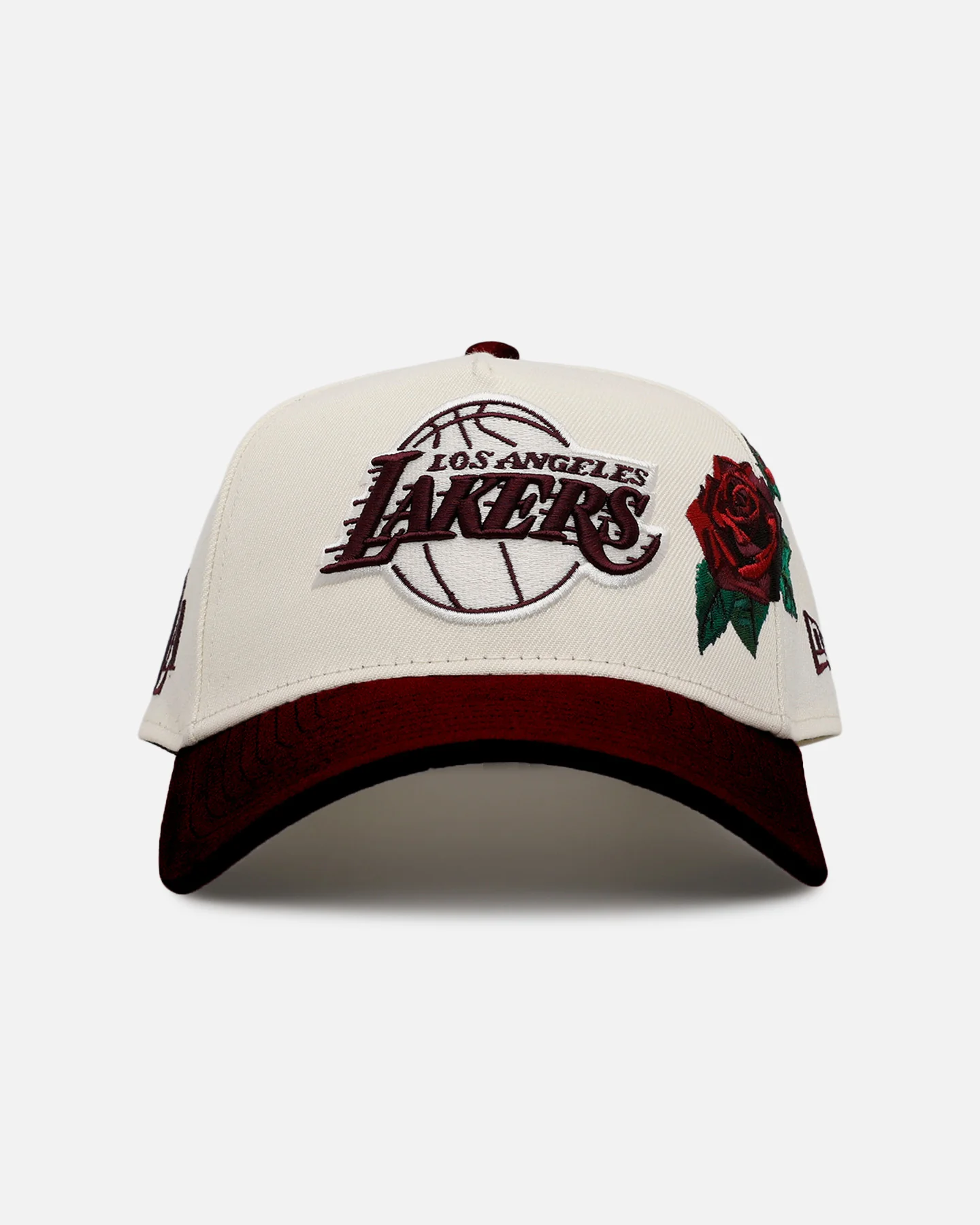 New Era Los Angeles Lakers 'Velvet Roses' 9FORTY A-Frame Snapback Chrome