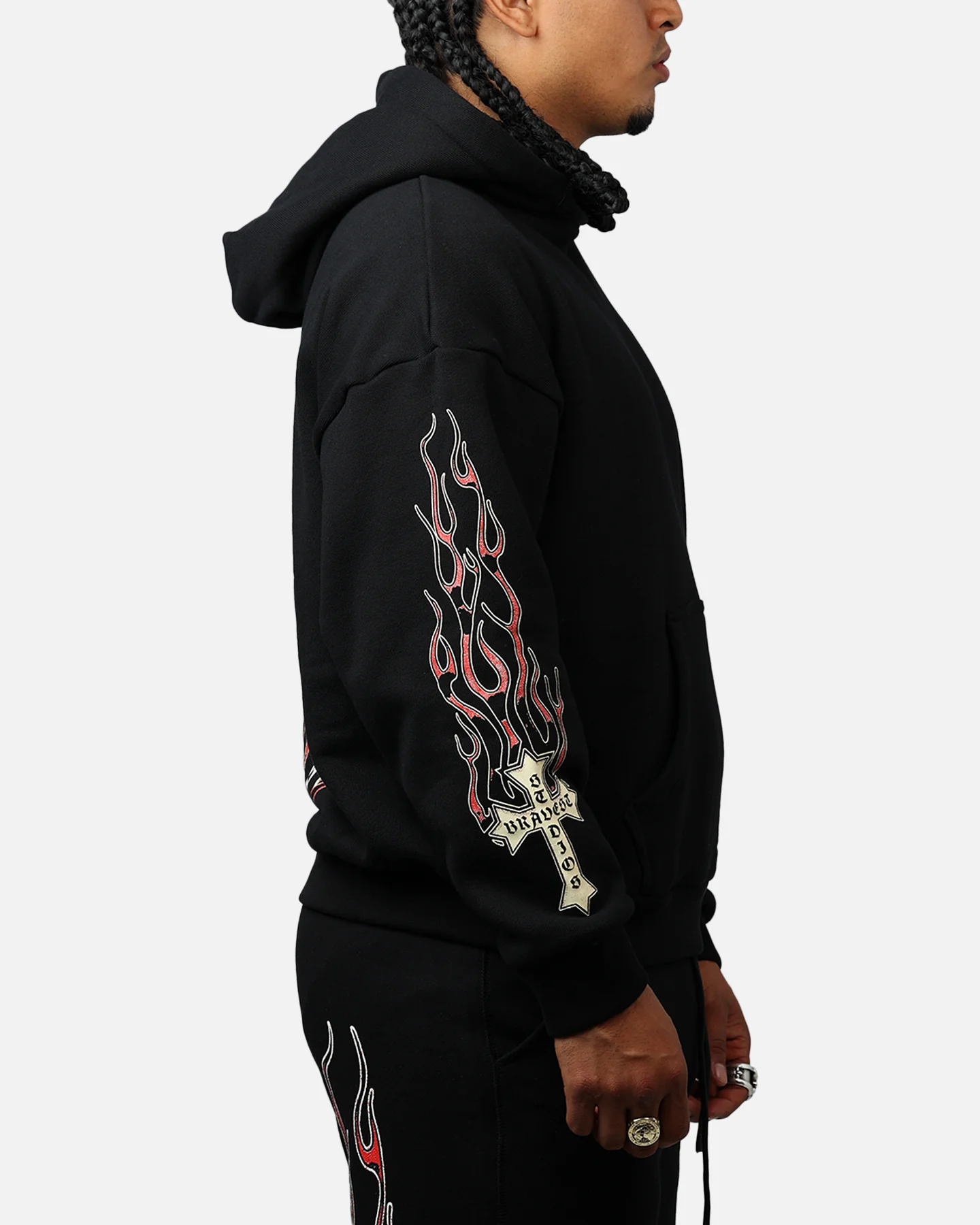 Bravest Eternal Hoodie Black/Red