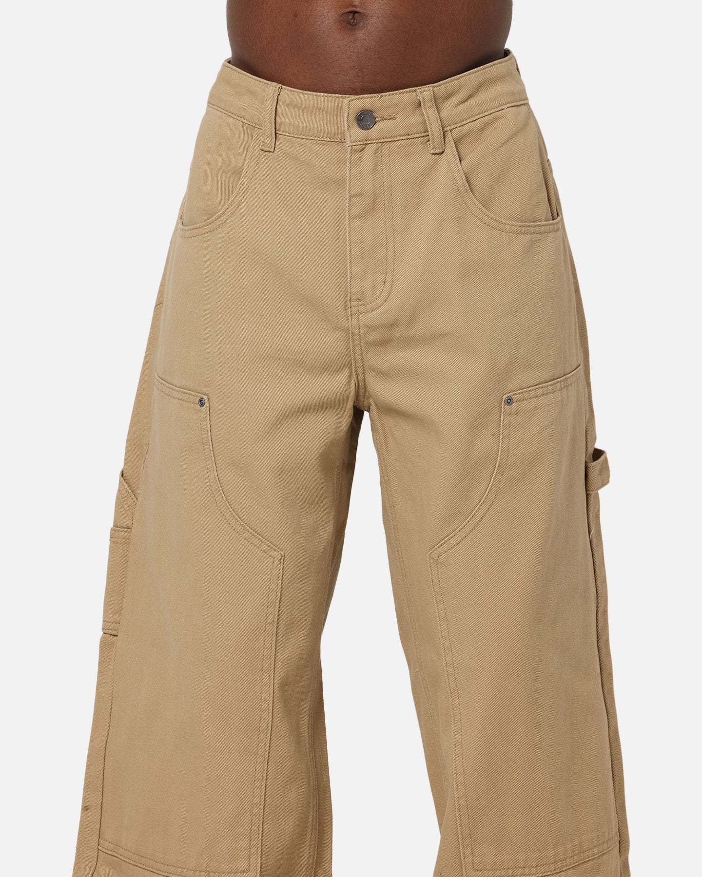 Carre Baggy Work Jeans Stone