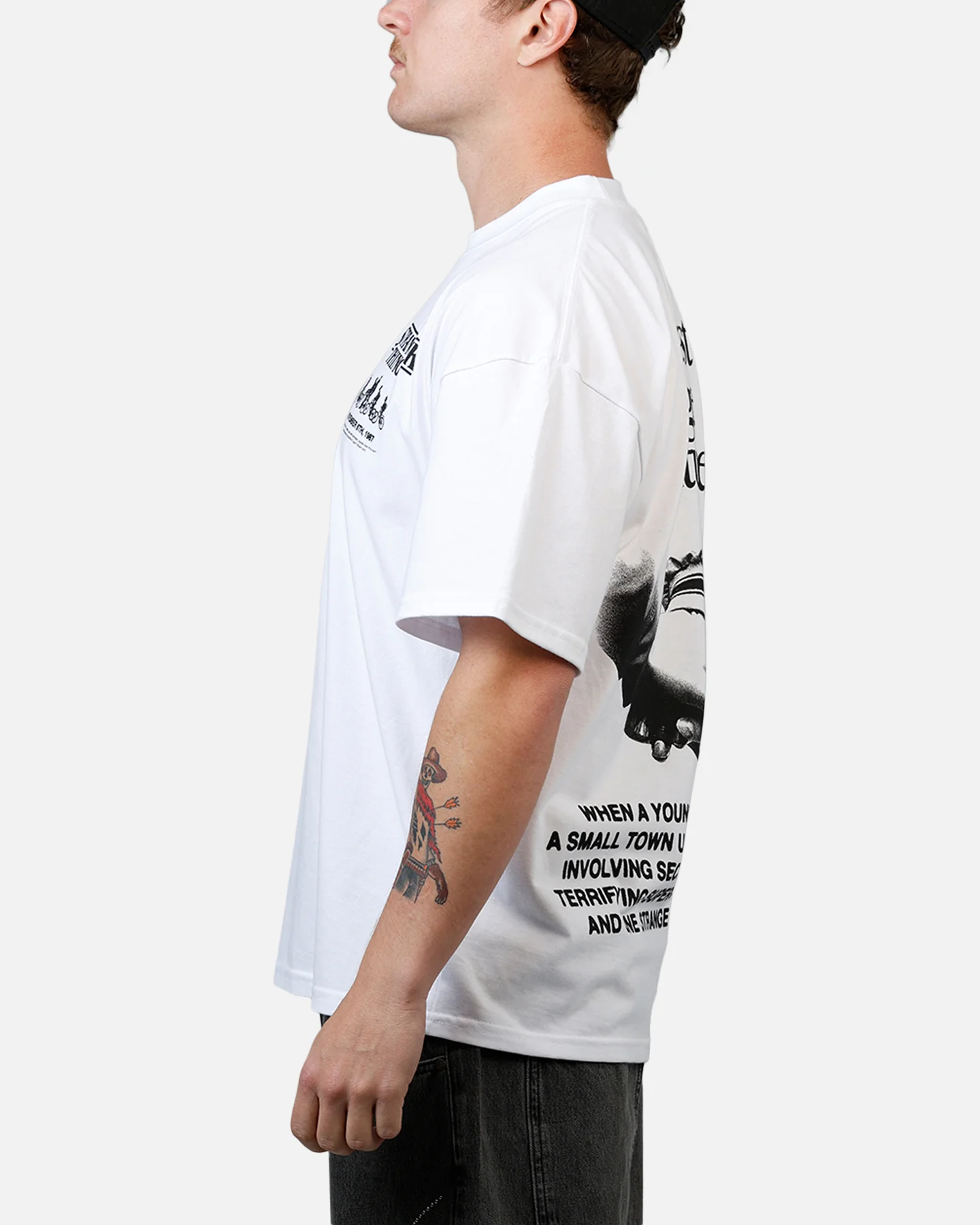 73Studio X Stranger Things One Last Adventure T-Shirt White