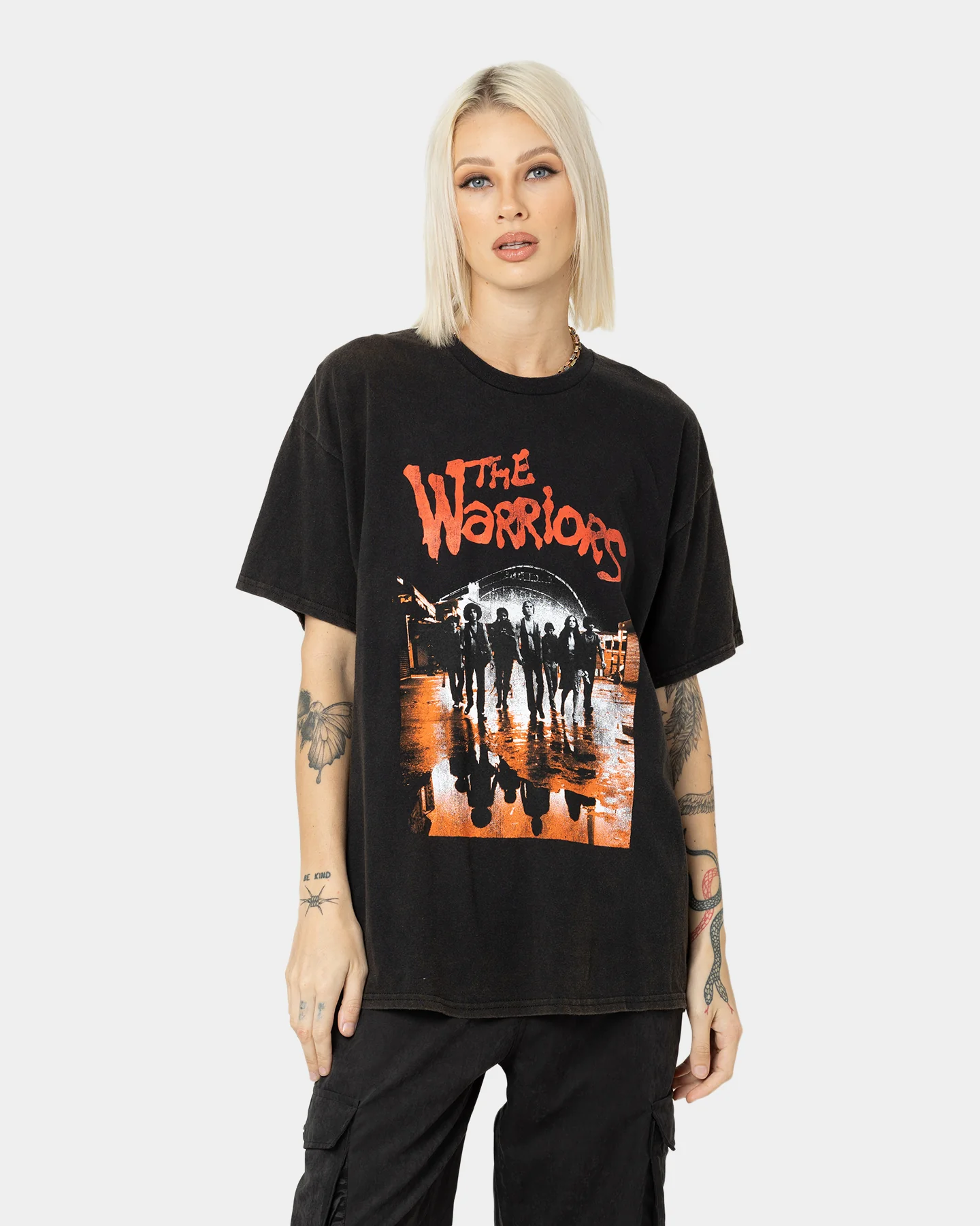 73Studio X The Warriors The Warriors Vintage T-Shirt Black Wash