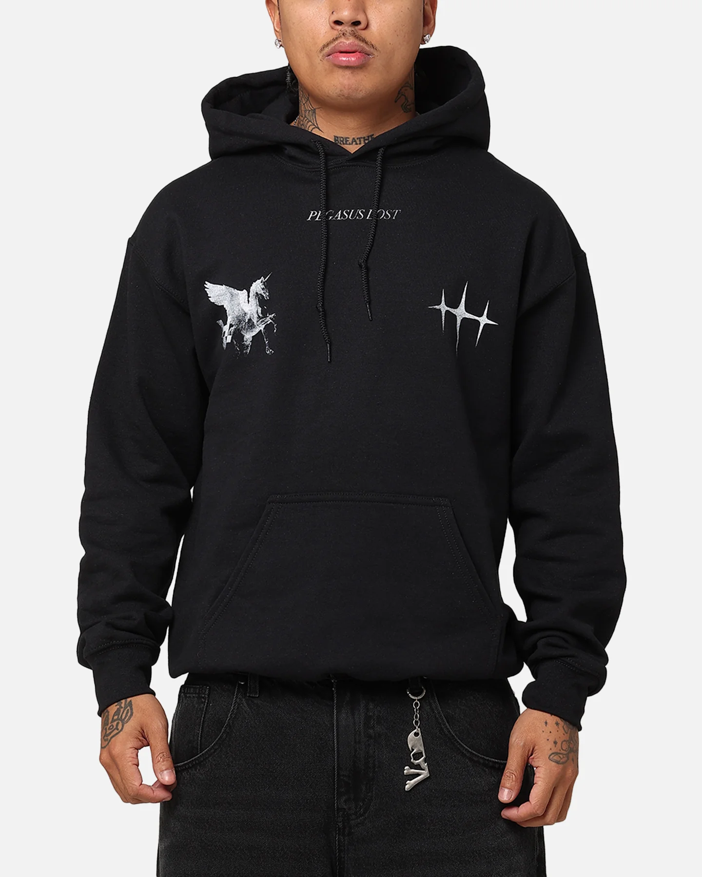 The Anti Order Pegasus Lost Hoodie Black
