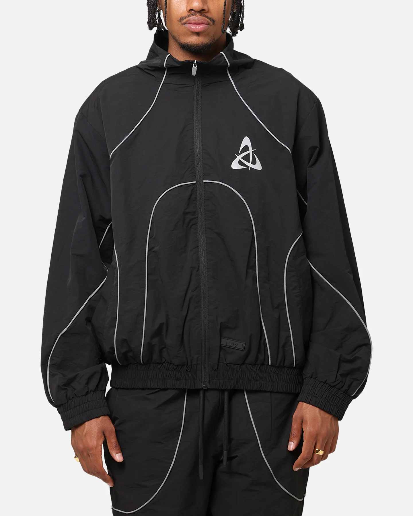 The Anti Order Stereo Nylon Track Jacket Black