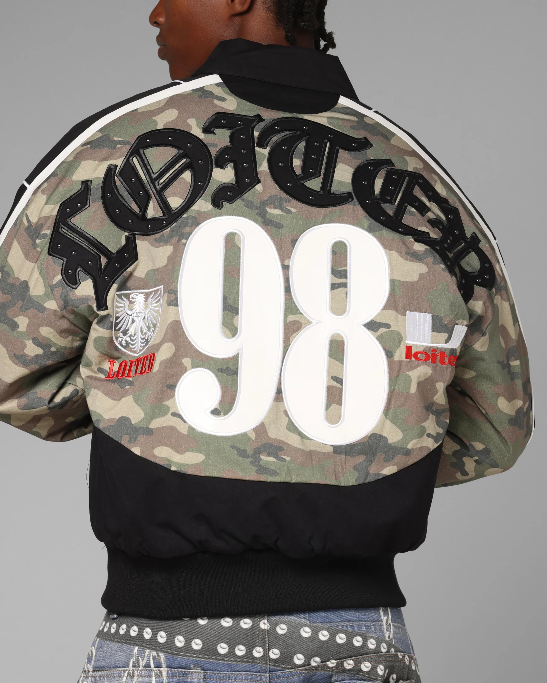 Loiter Enroute Racing Jacket Camo/Black