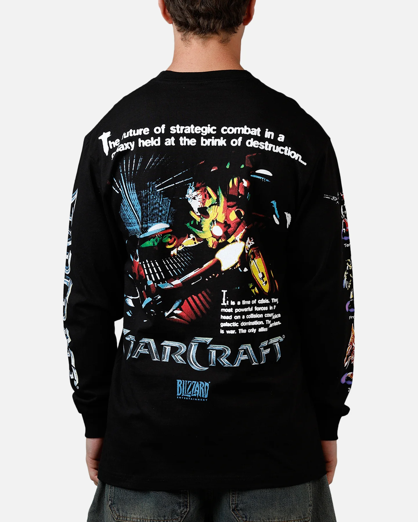 73Studio X Starcraft Race Long Sleeve T-Shirt Black