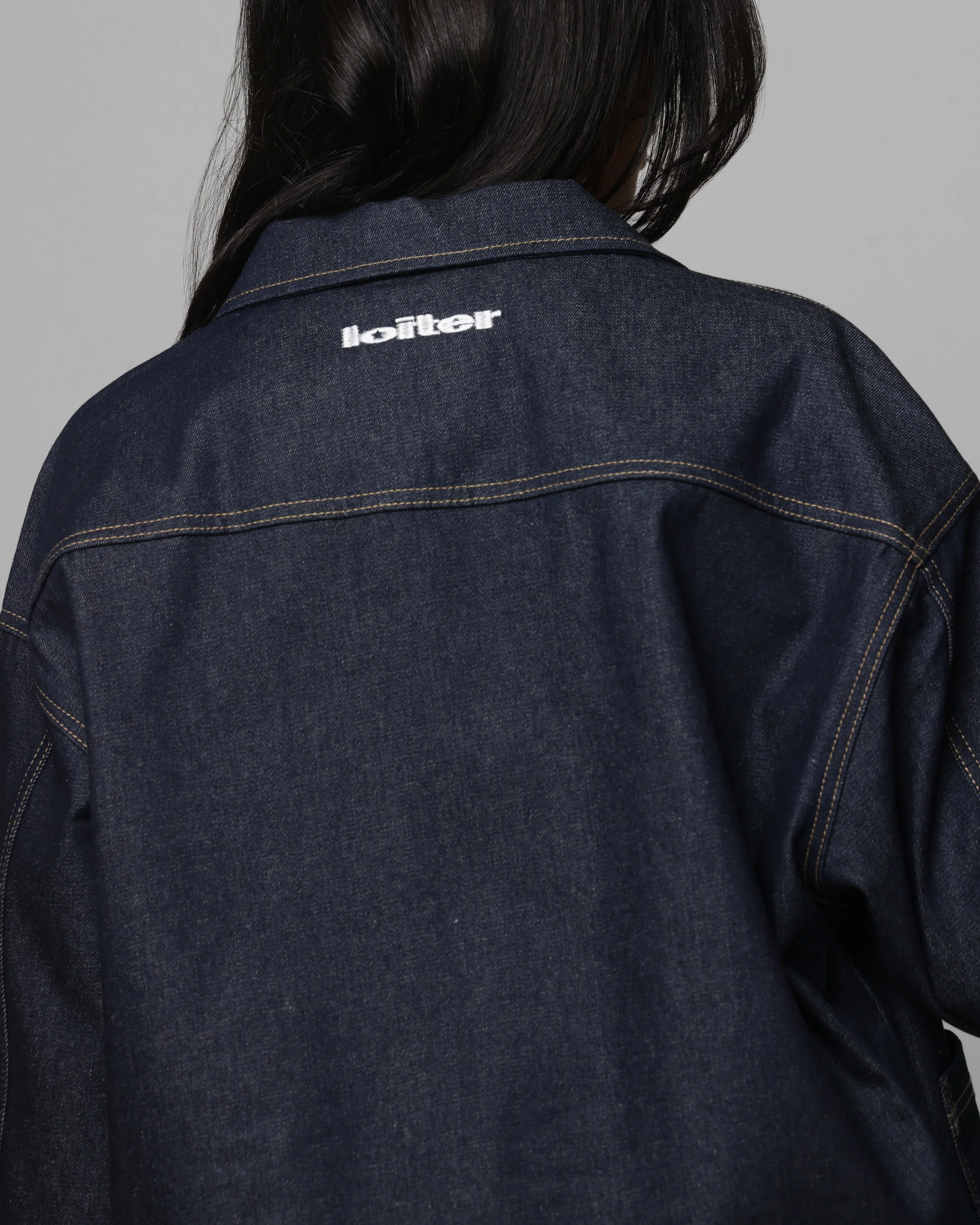 Loiter Prestige Denim Jacket Raw Indigo