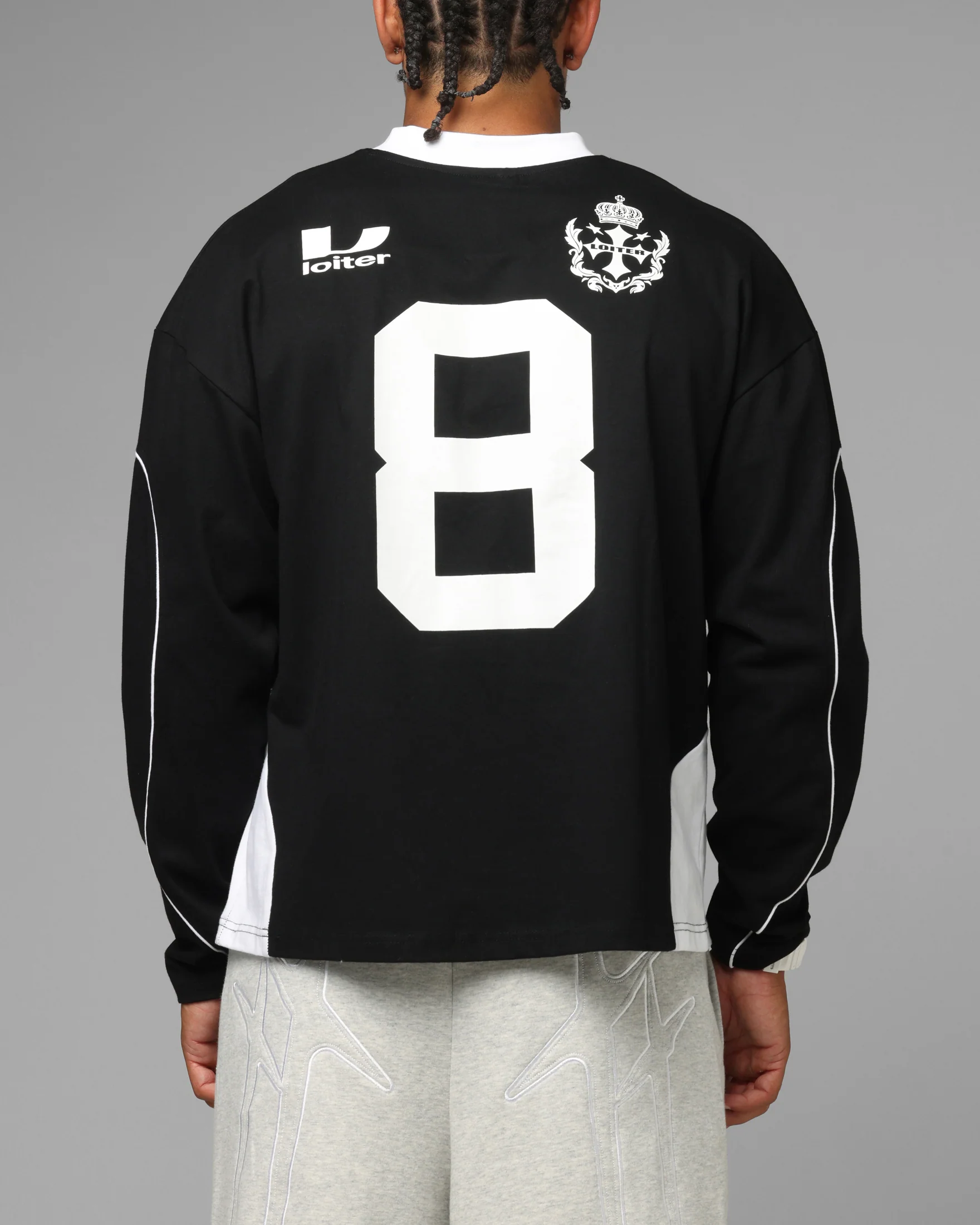 Loiter World Cup Long Sleeve T-Shirt Black