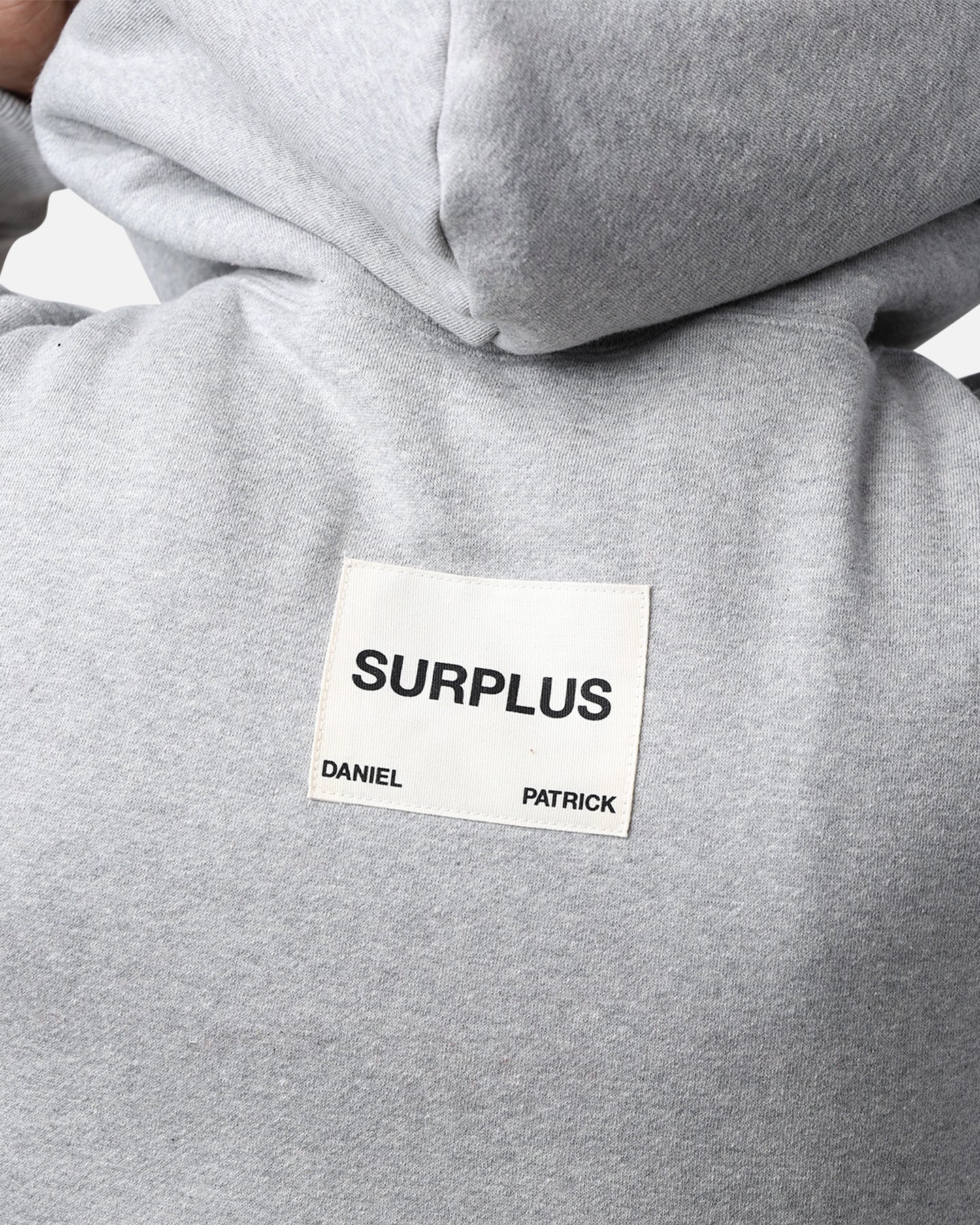 Daniel Patrick Surplus Logo Hoodie Grey