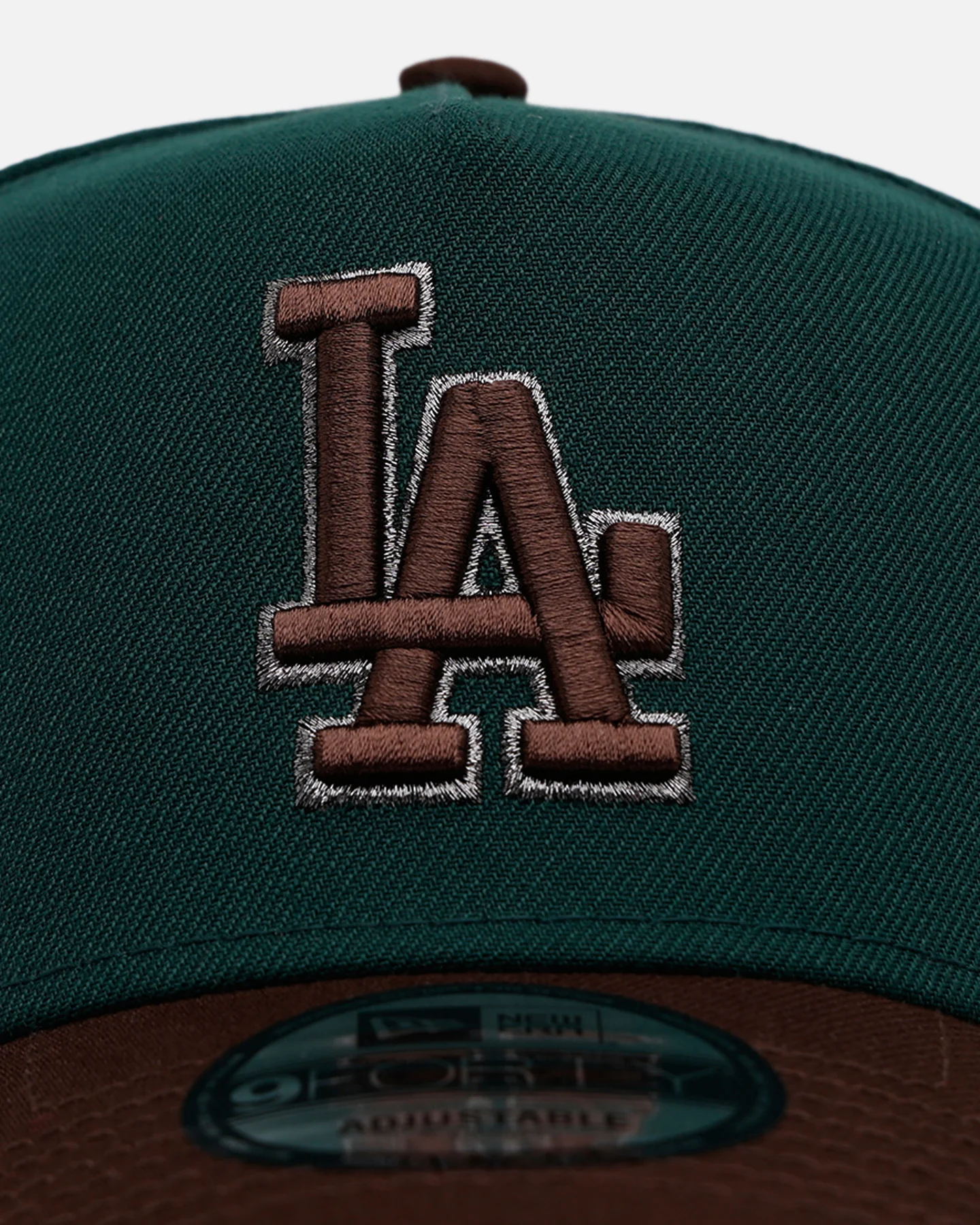 New Era Los Angeles Dodgers 'Rainforest' 9FORTY A-Frame Snapback Green/Brown