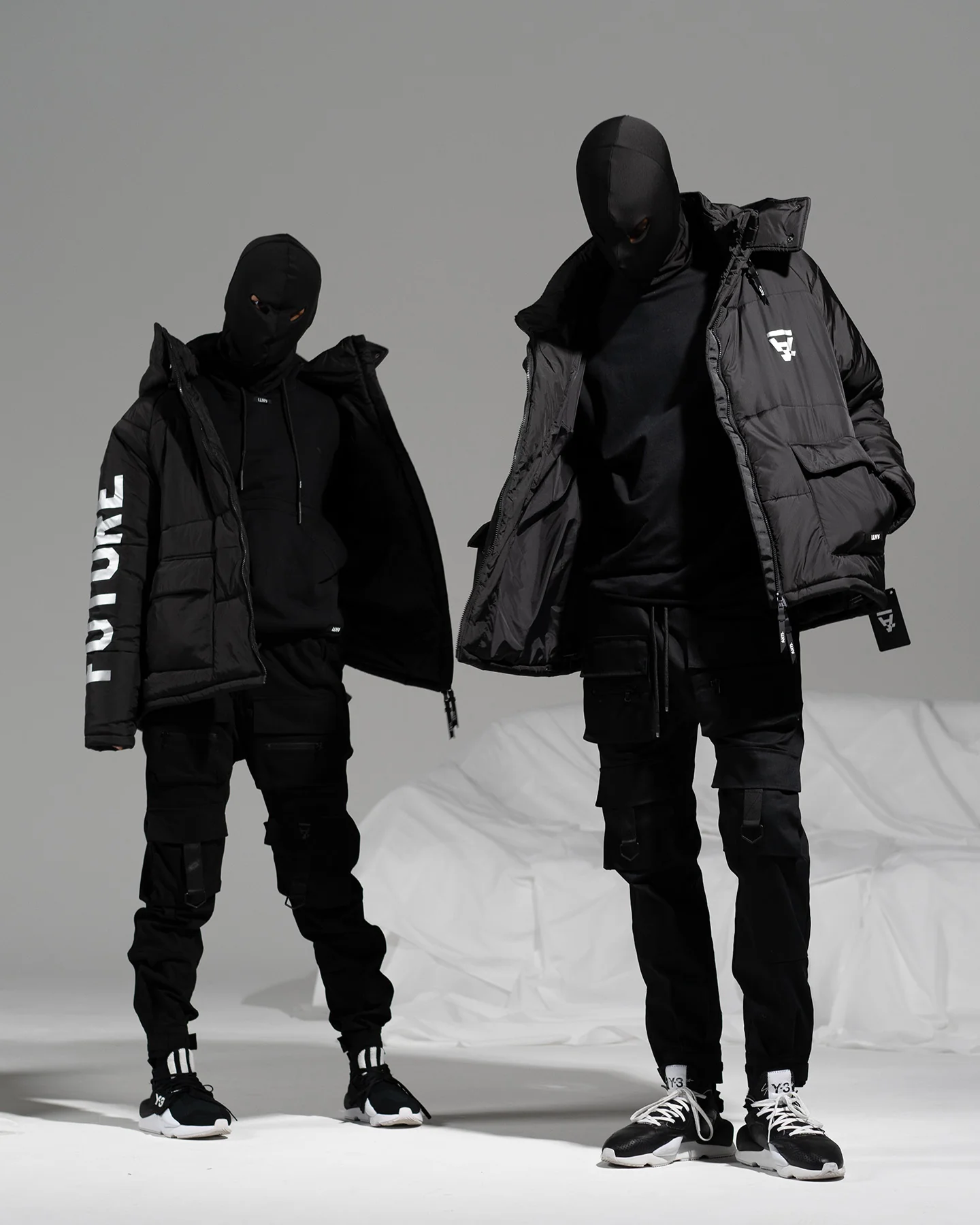 The Anti Order Hyphen ATD Puffer Jacket V2 Black/Silver