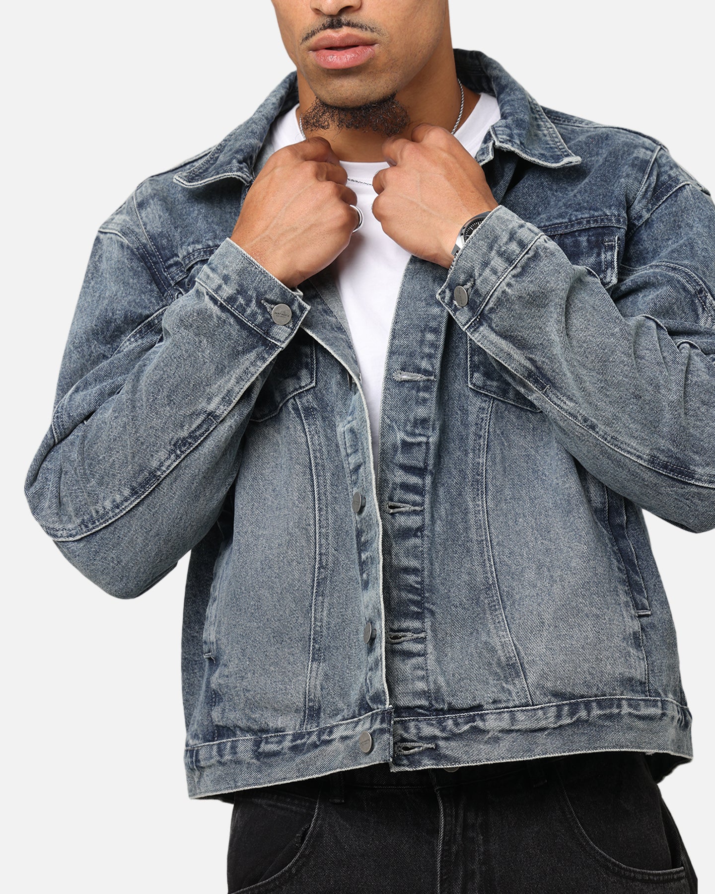 Saint Morta Armoury Denim Jacket Dirty Denim