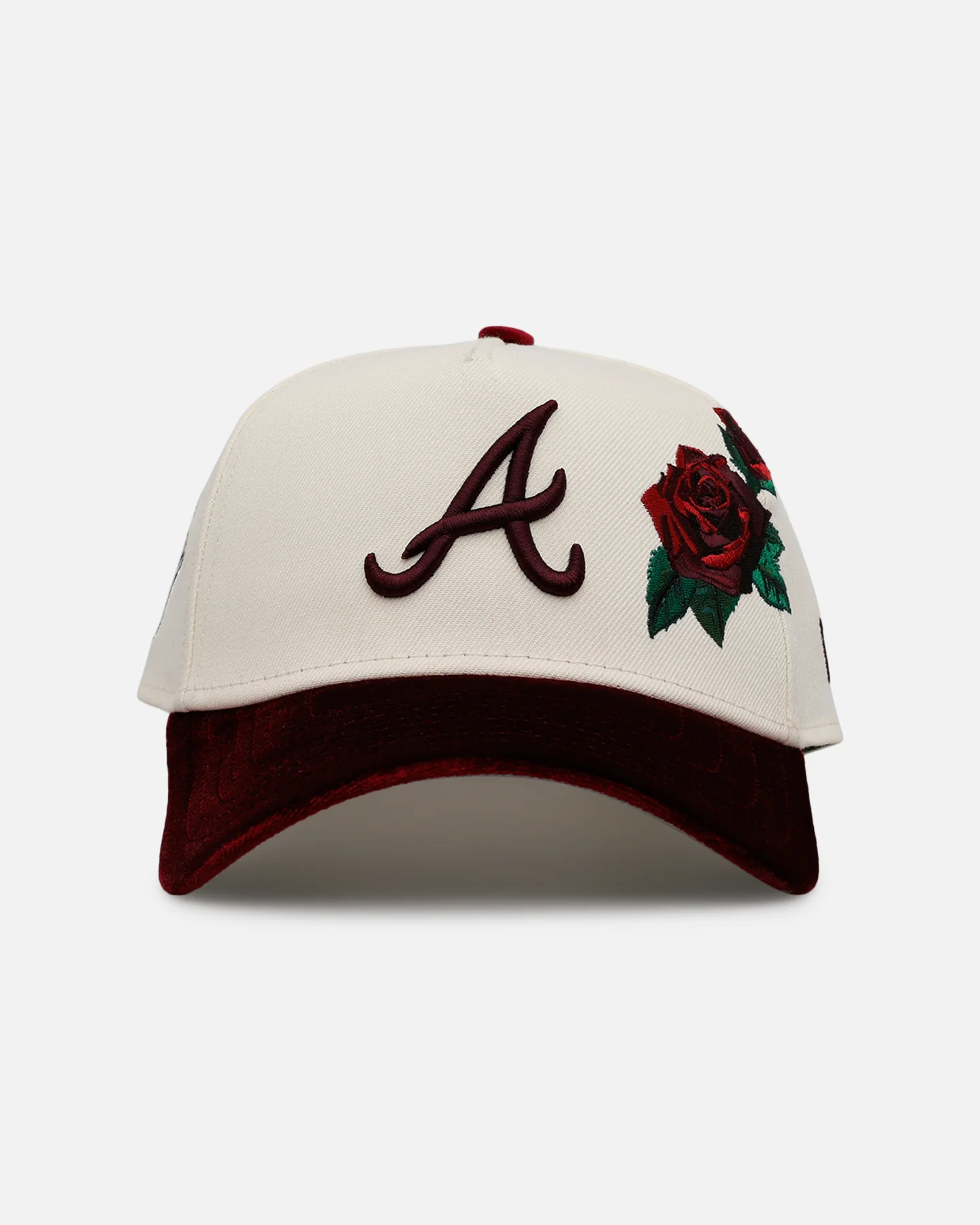 New Era Atlanta Braves 'Velvet Roses' 9FORTY A-Frame Snapback Chrome