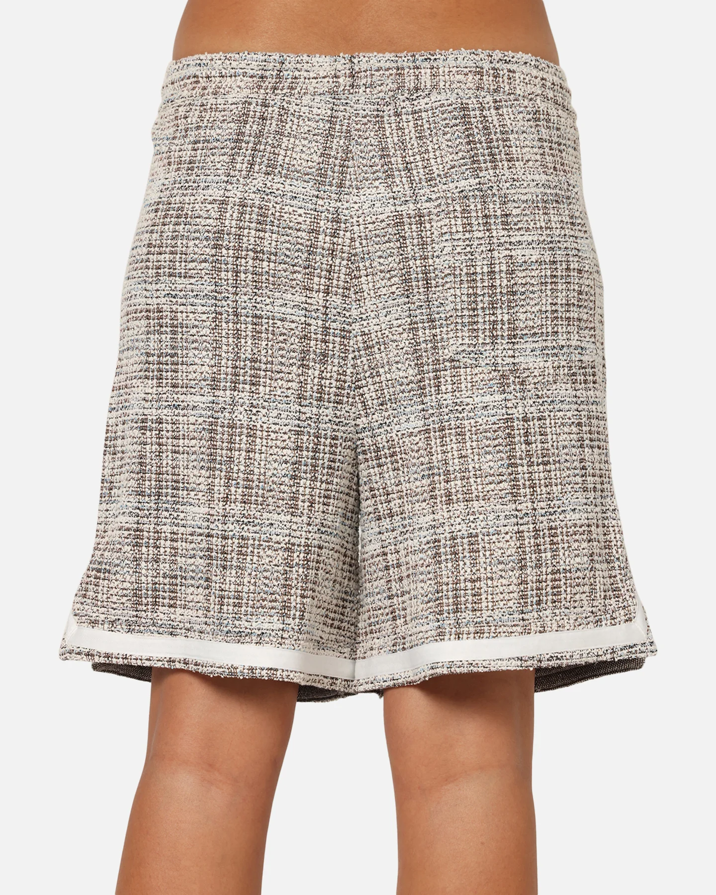 XXIII Textured Ball Shorts Brown/Cream