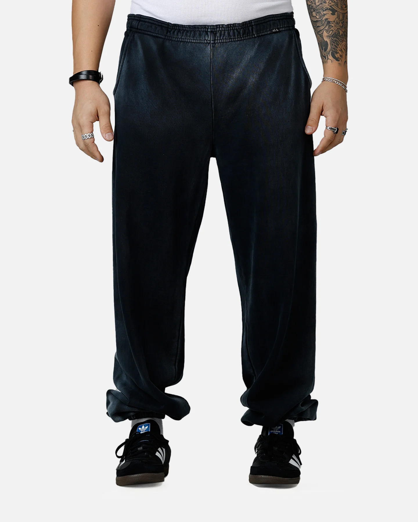 American Thrift Jogger Pants Washed Black