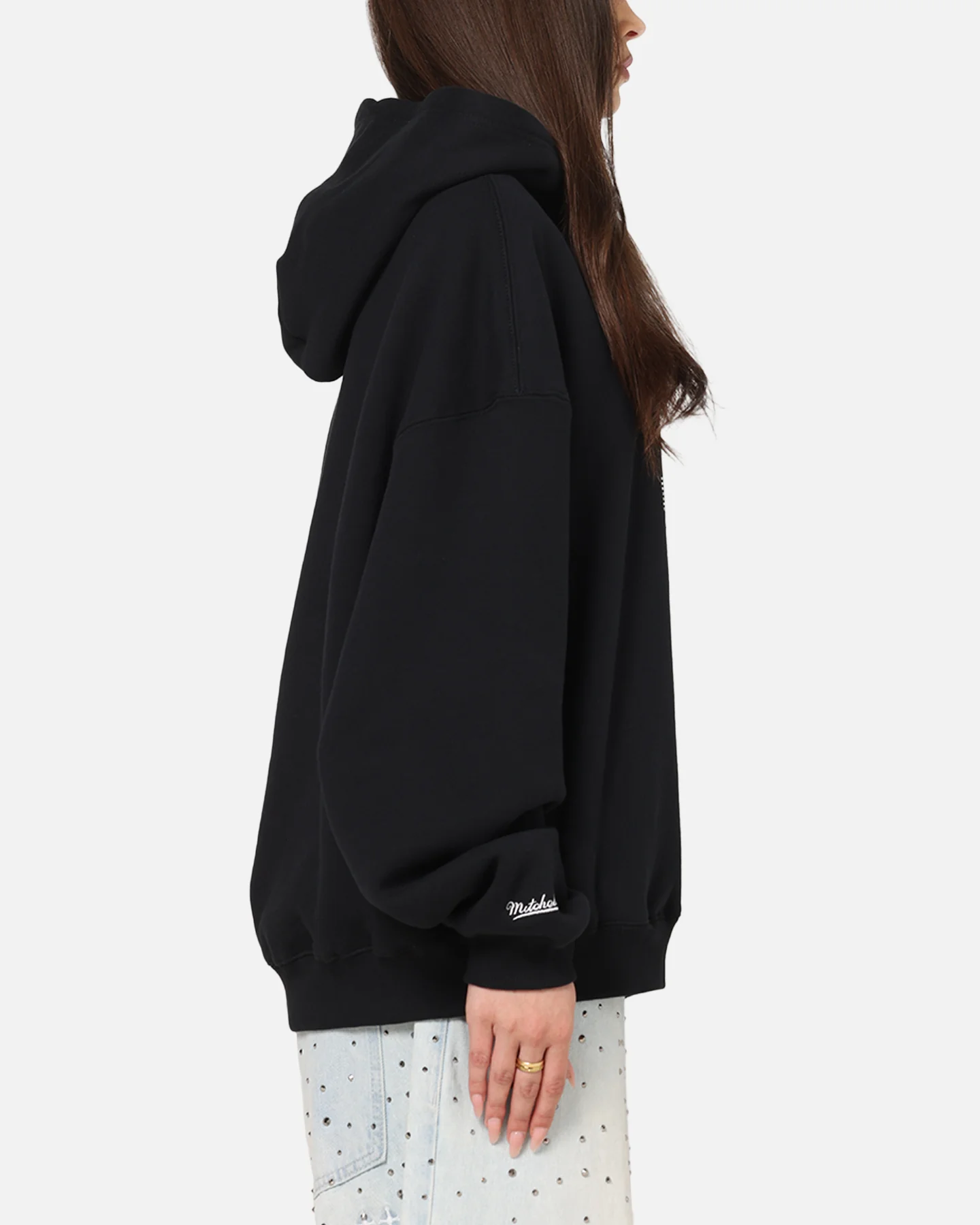 Mitchell & Ness Los Angeles Dodgers Rhinestone Hoodie Faded Black