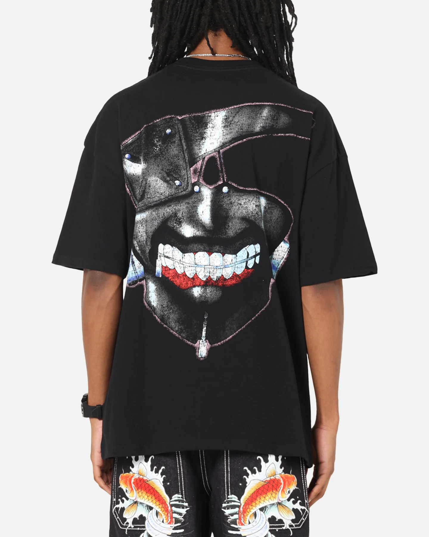 73Studio X Tokyo Ghoul One Eyed Ghoul Vintage T-Shirt Black