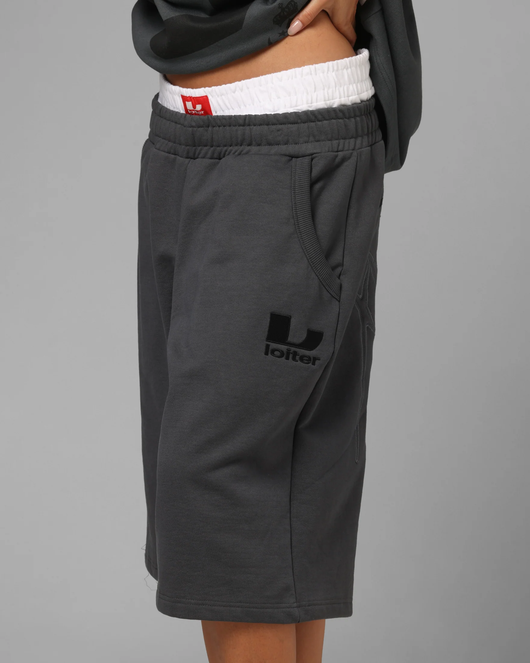 Loiter World Cup Shorts Charcoal