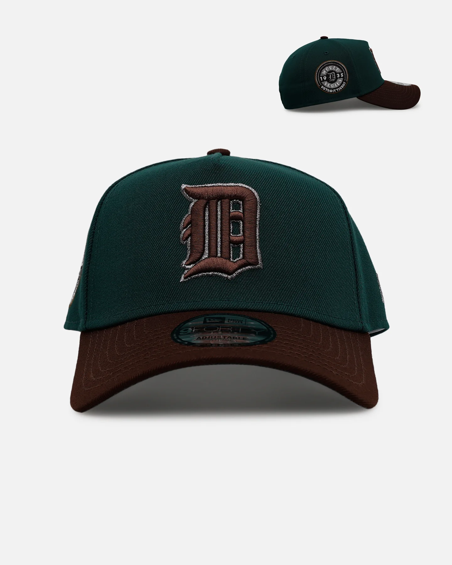 New Era Detroit Tigers 'Rainforest' 9FORTY A-Frame Snapback Green/Brown