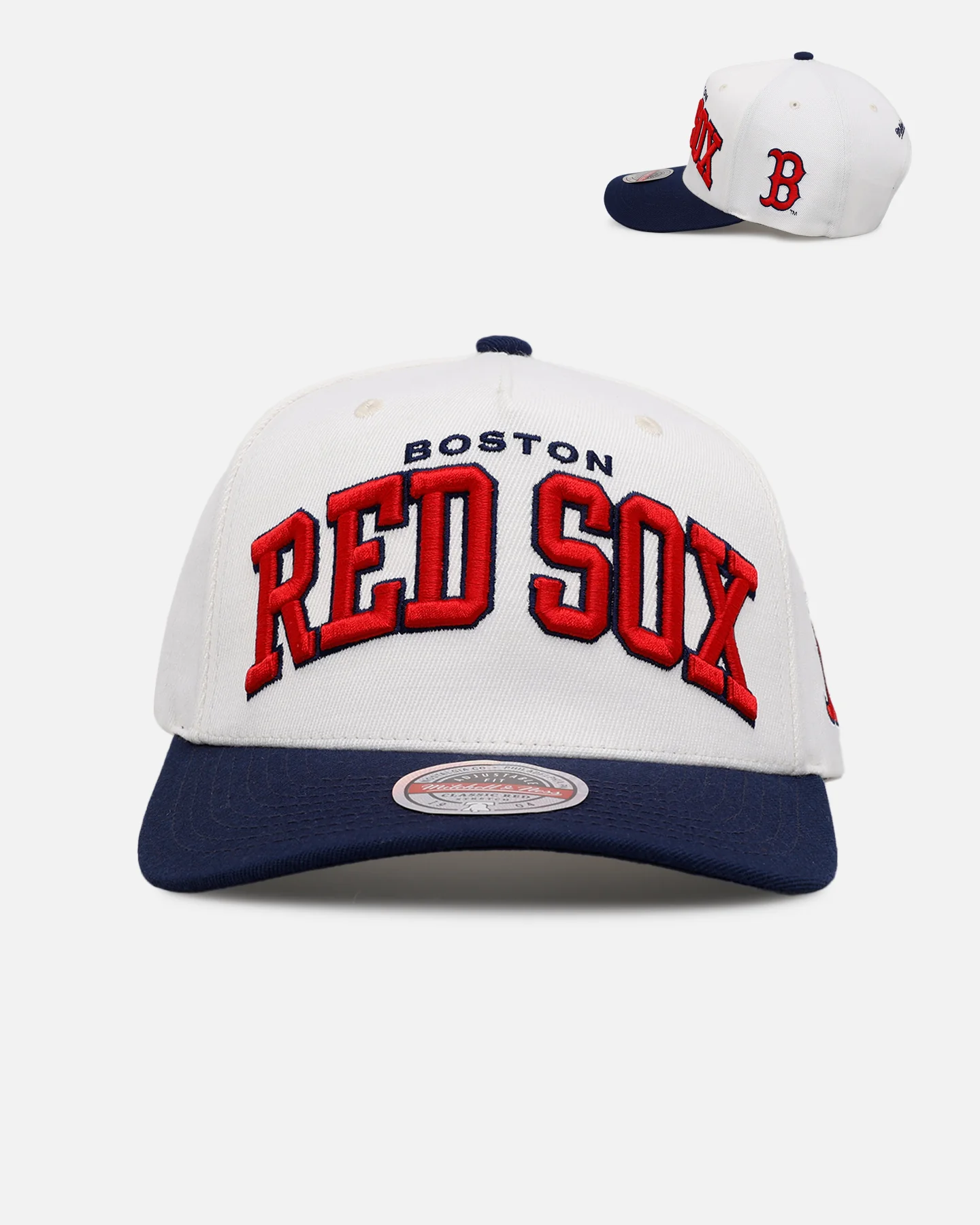 Mitchell & Ness Boston Red Sox 'Arch' MVP Snapback Cream