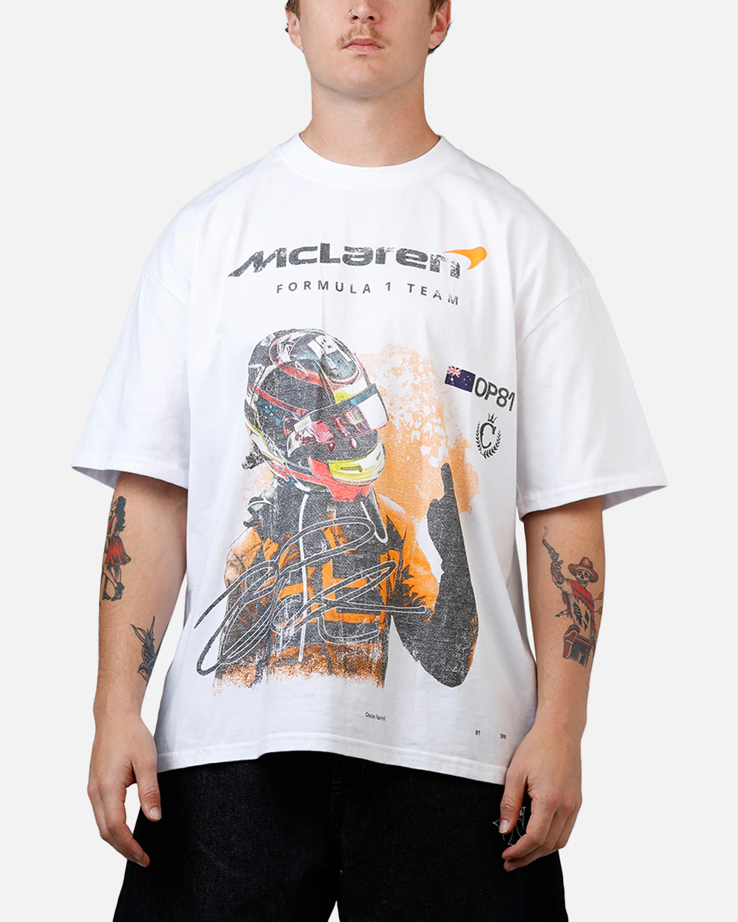 Culture Kings X McLaren F1 Oscar T-Shirt White
