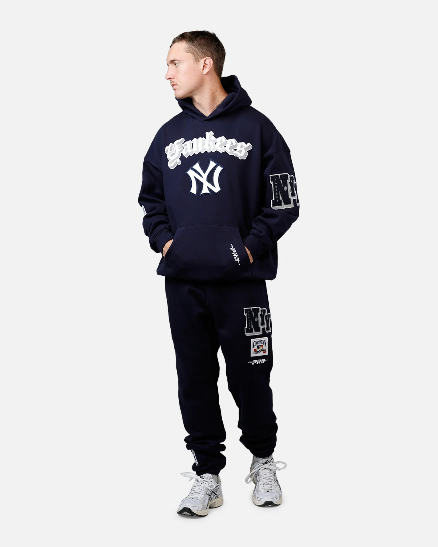 Pro Standard New York Yankees Best Of Hoodie Navy