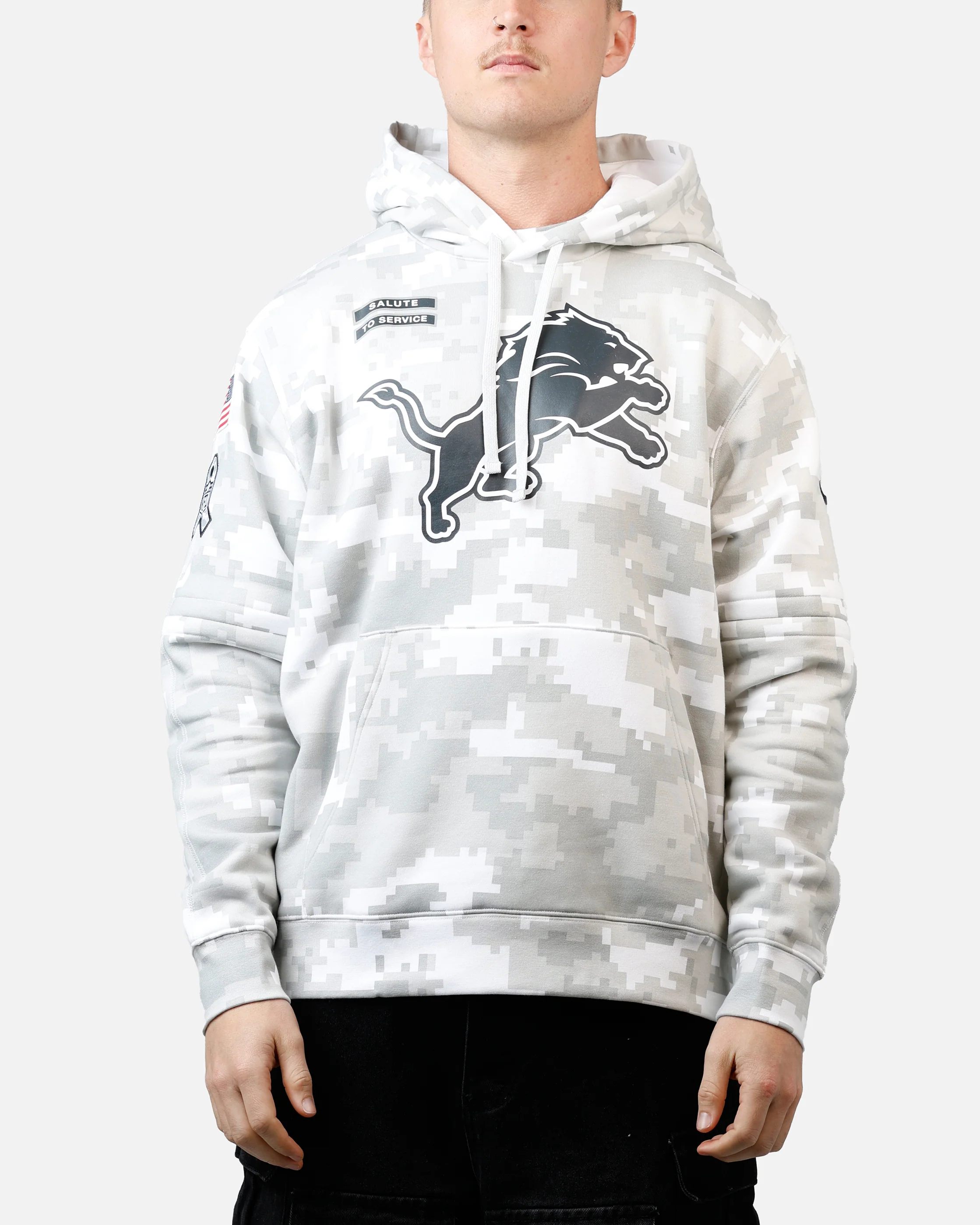 Nike Detroit Lions Salute to Service Hoodie Camouflage