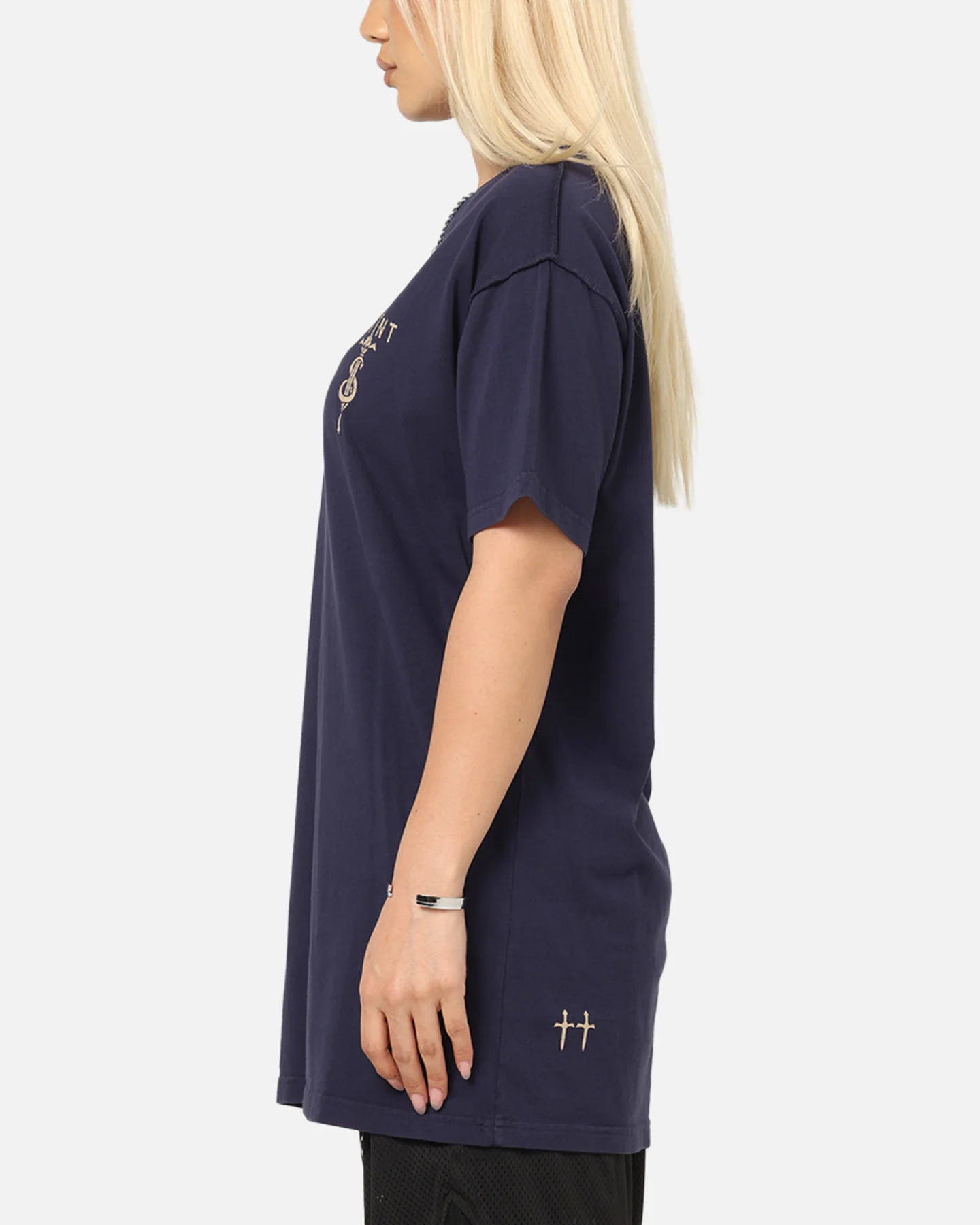 Saint Morta Daggers Lafayette T-Shirt Indigo