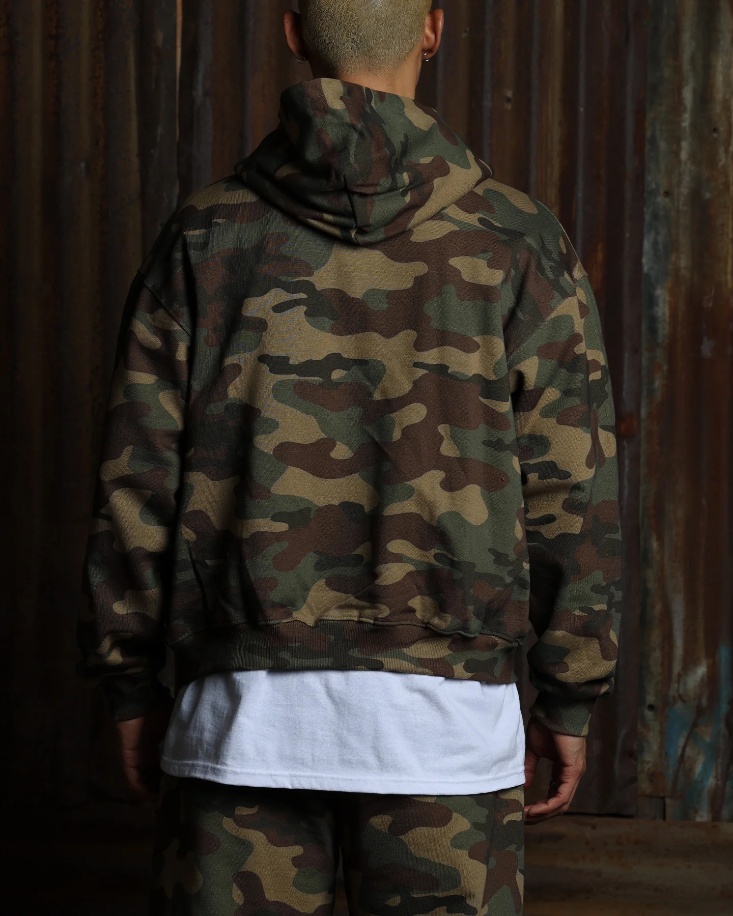 American Thrift Zip Hoodie Camo