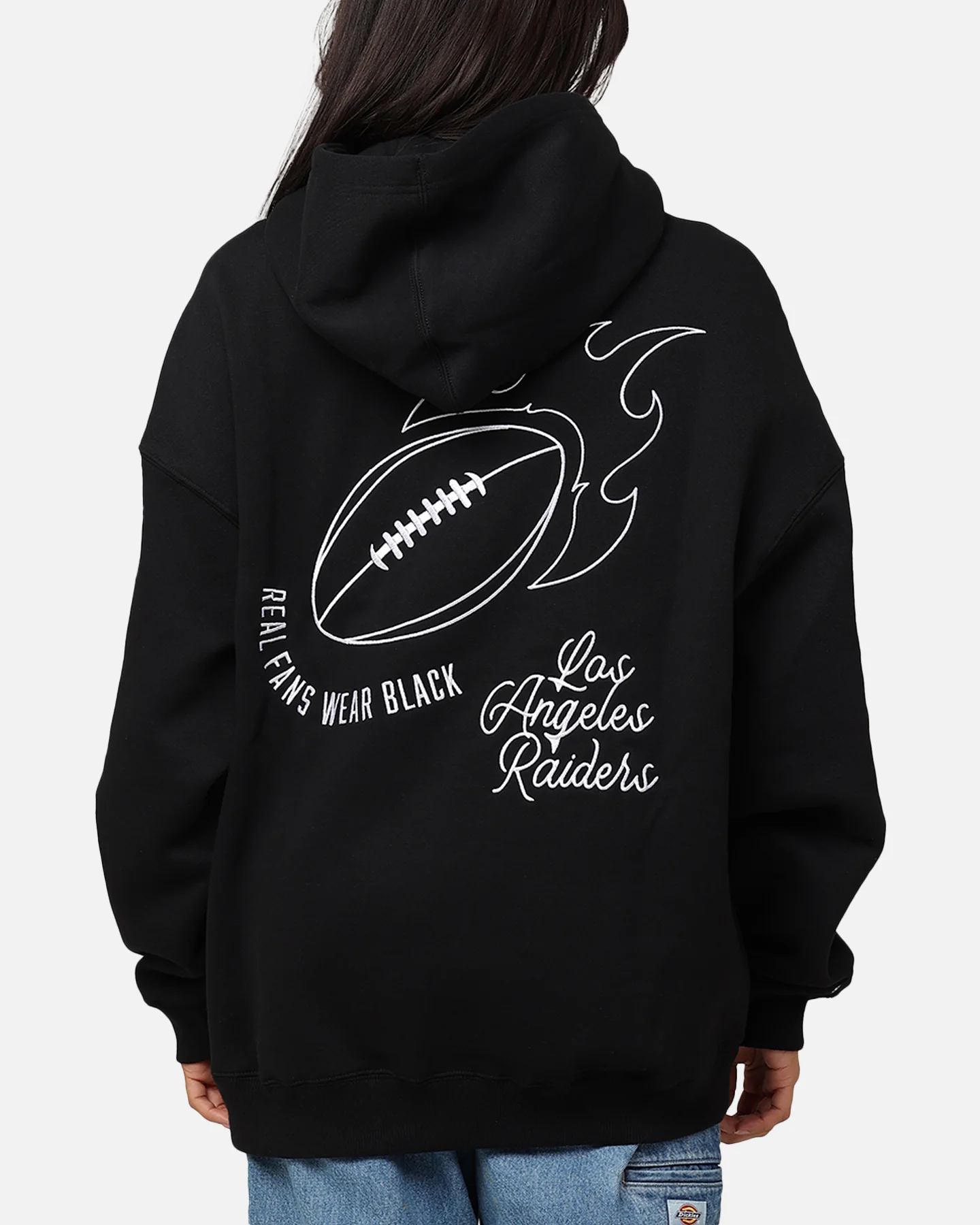 Mitchell & Ness Los Angeles Raiders History Hoodie Faded Black